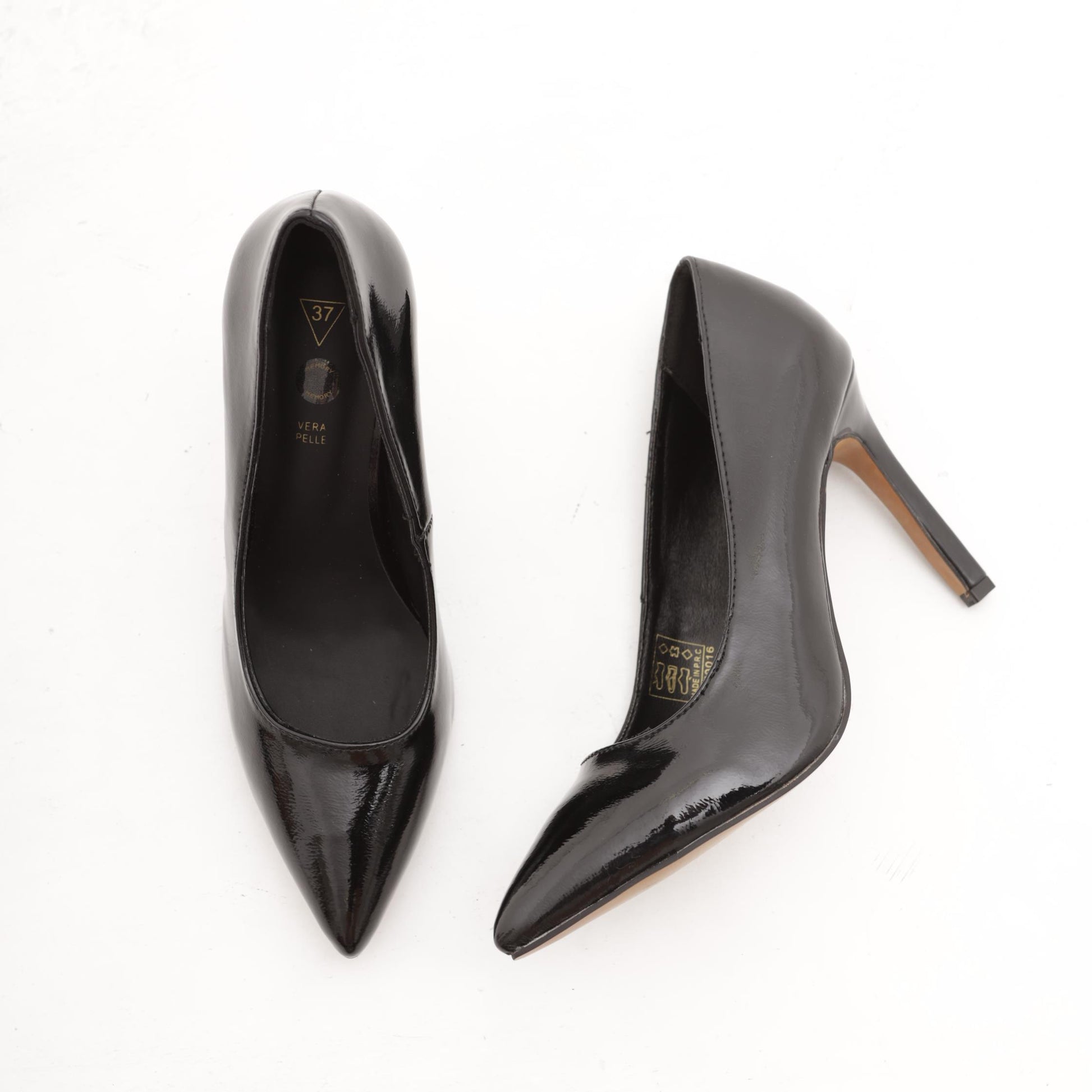 DECOLLETE' ALTA NAPLACK NERO MP70016VENERO CHOCOLA