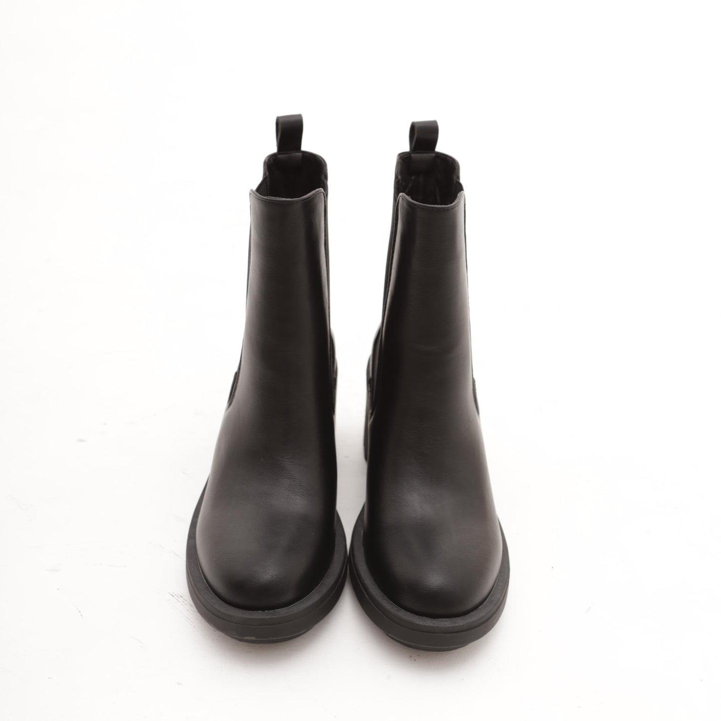 STIVALETTO ELASTICI TACCO NERO 