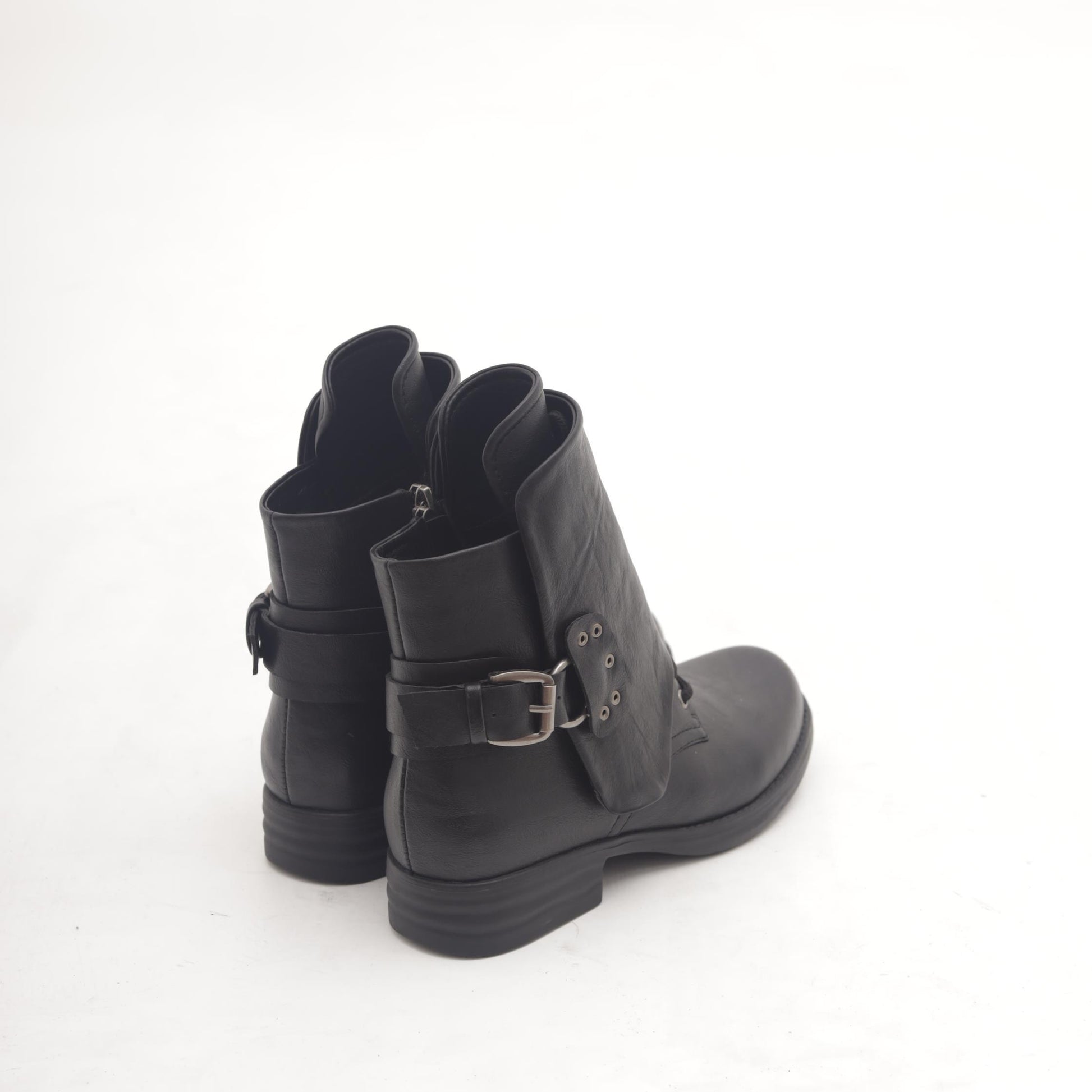 ANFIBIO CON GHETTA NERO MP2708-2PUNE CHOCOLA