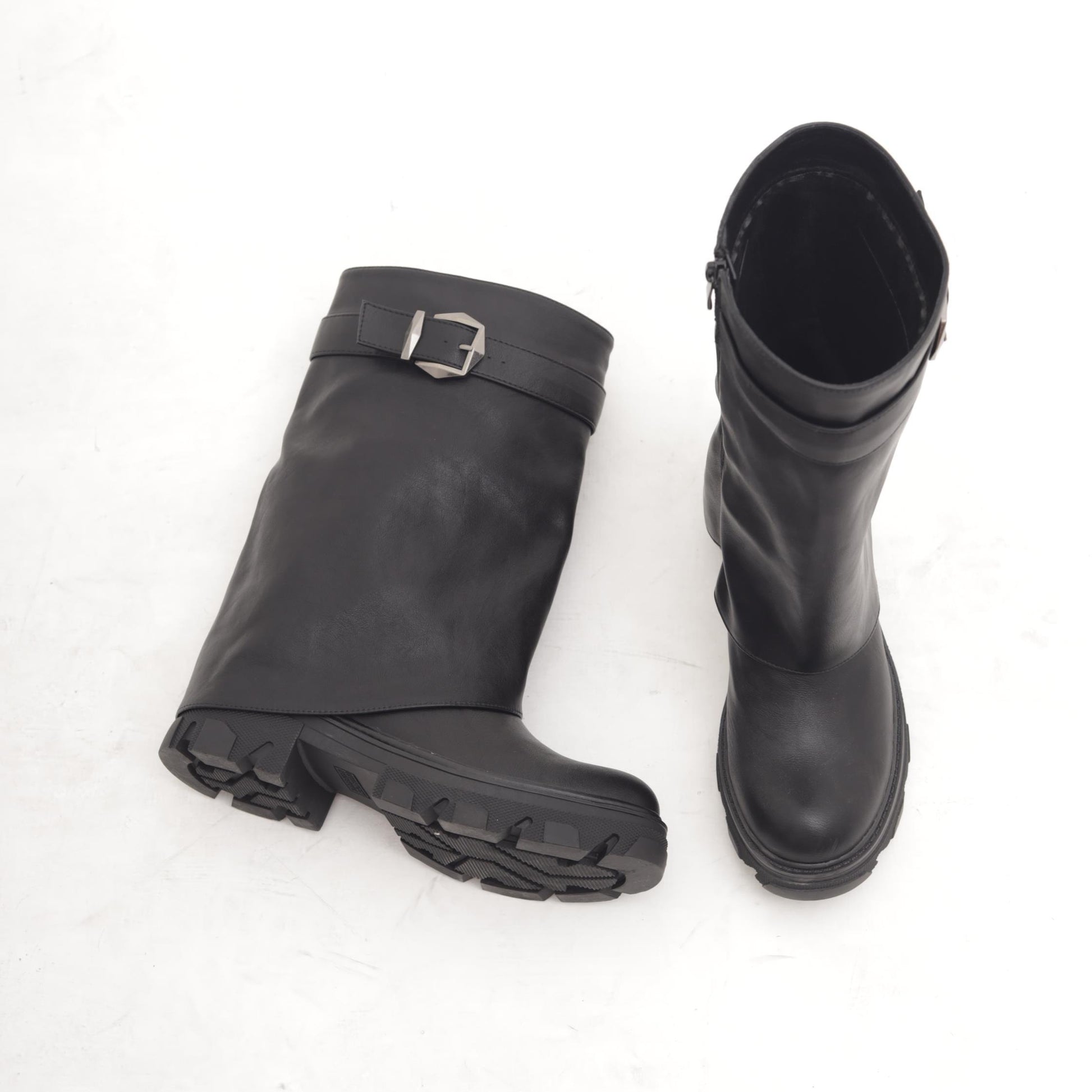 BIKER PRD RISVOLTATO NERO 