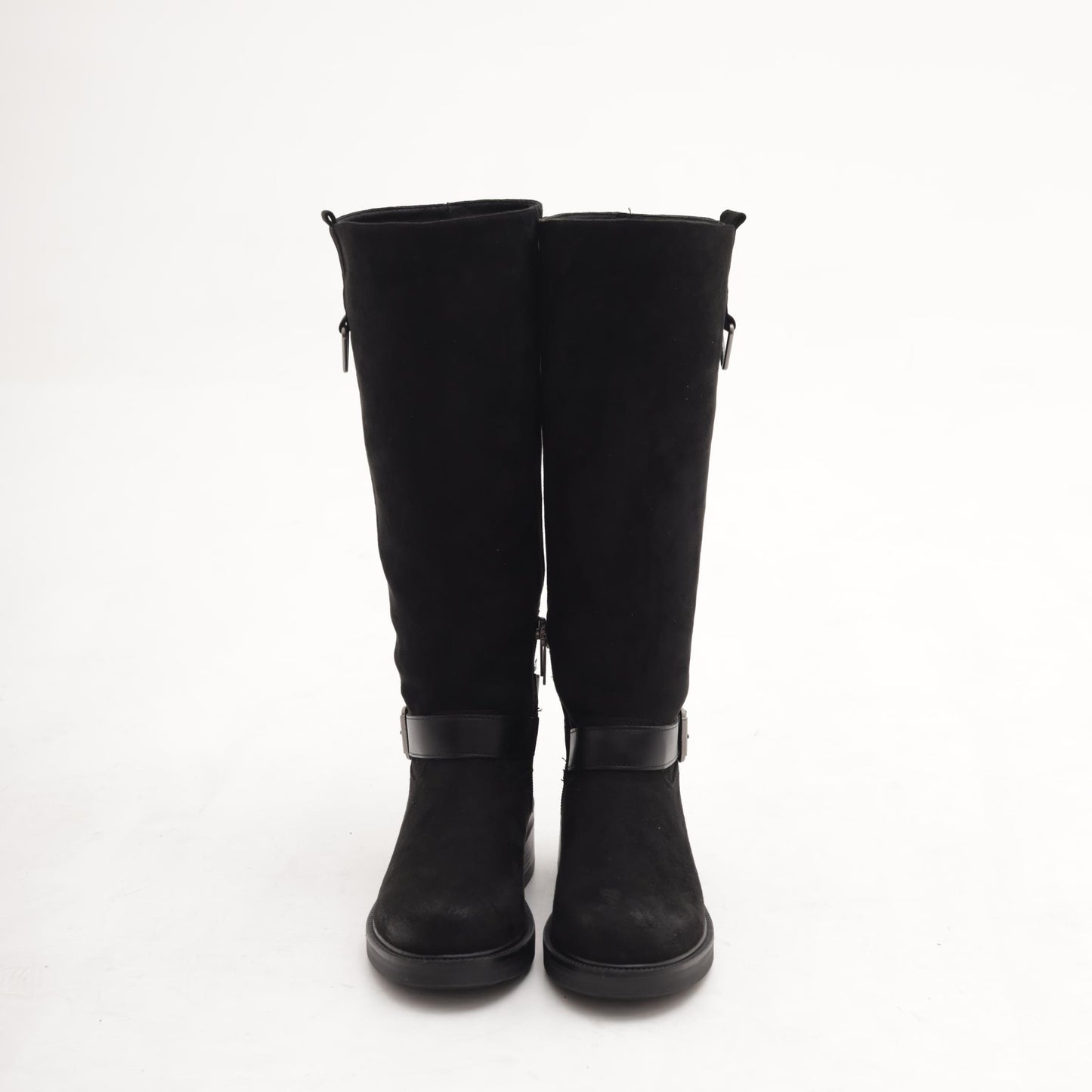 STIVALE BIKER CINTURINO NERO 
