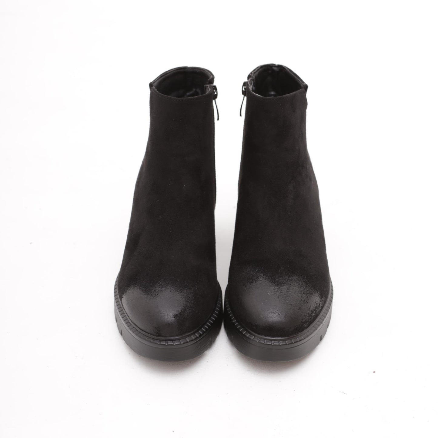 STIVALETTO BASSO LISCIO NERO 