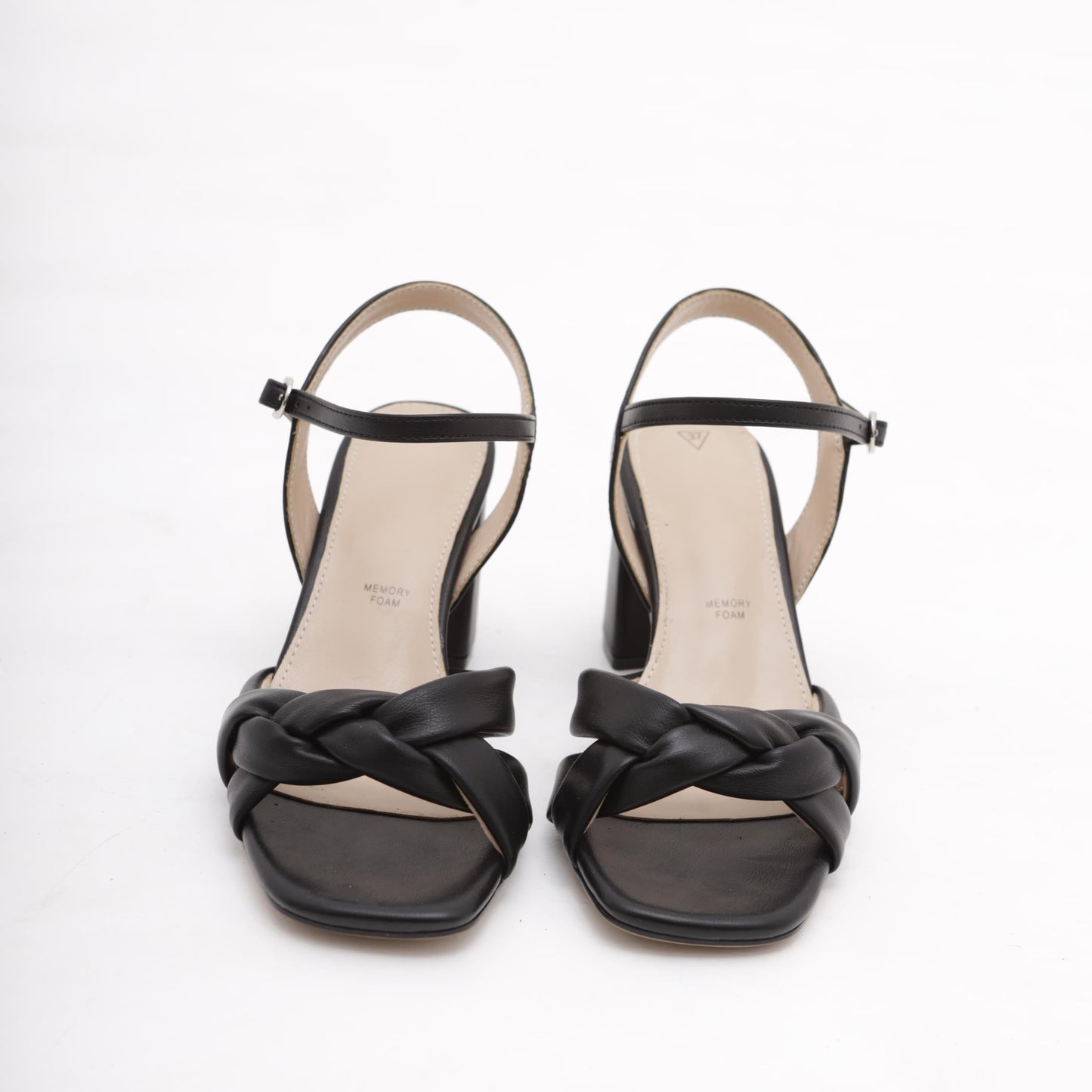 SANDALO TRECCIA NERO 