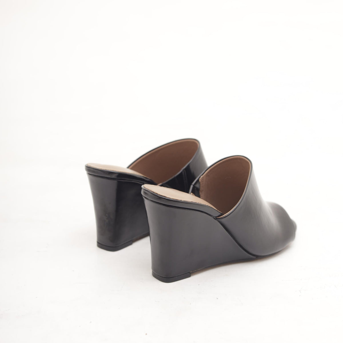 SANDALO ZEPPA FASCIA NERO 