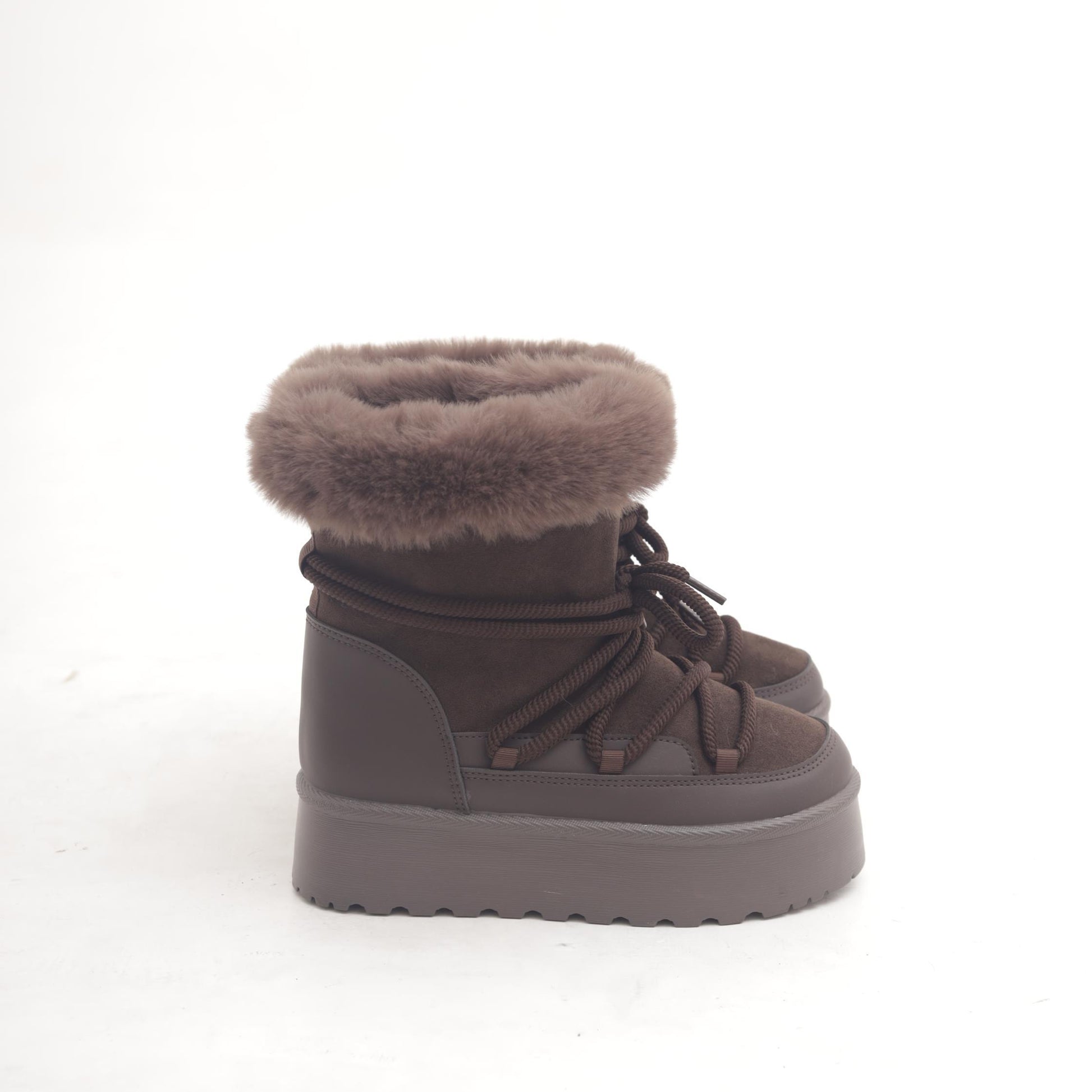 STIVALETTO MAMMUT LACCI TESTA DI MORO MP1002-5MFTDM CHOCOLA