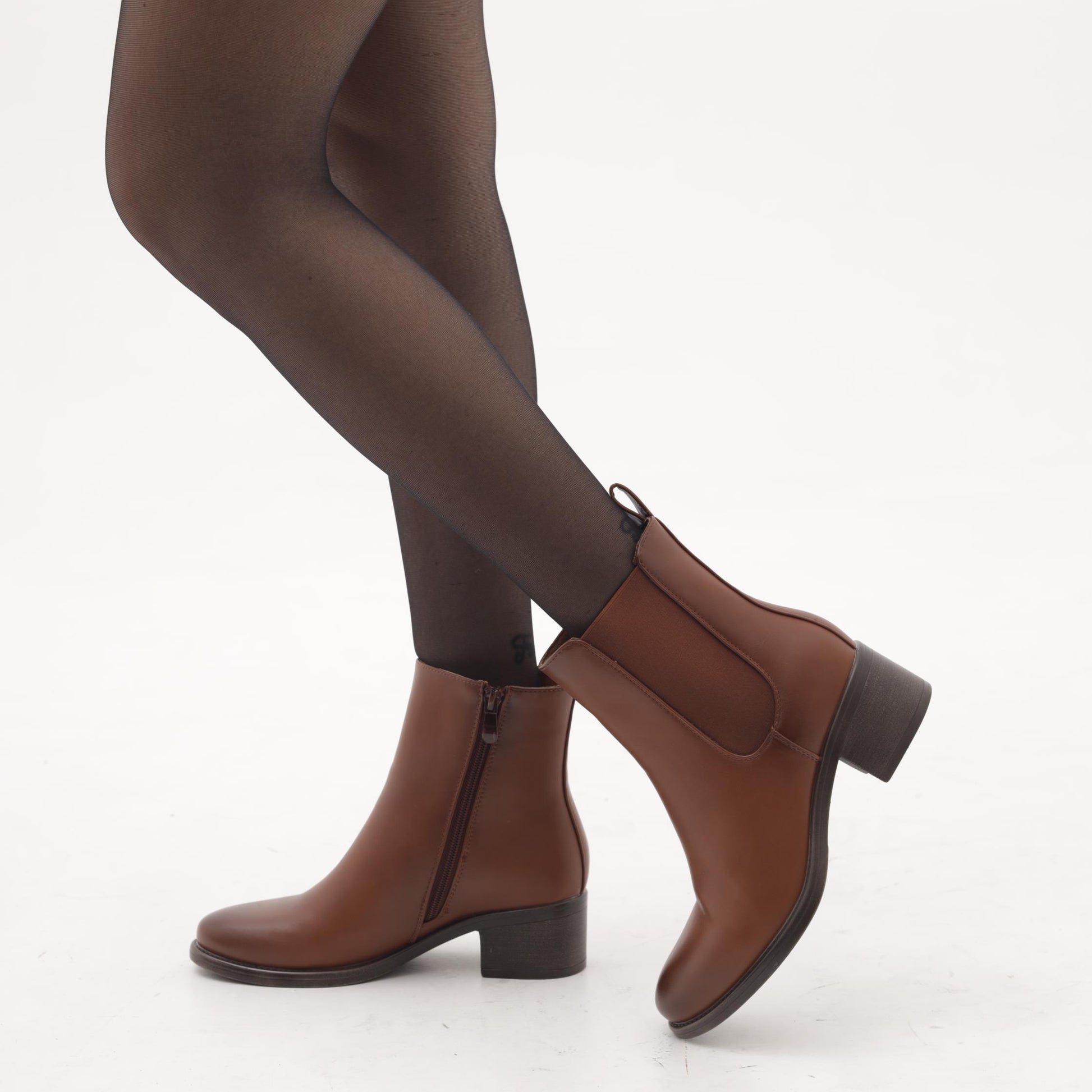 STIVALETTO CLASSIC ELASTICO NERO MP356-1PUCU CHOCOLA