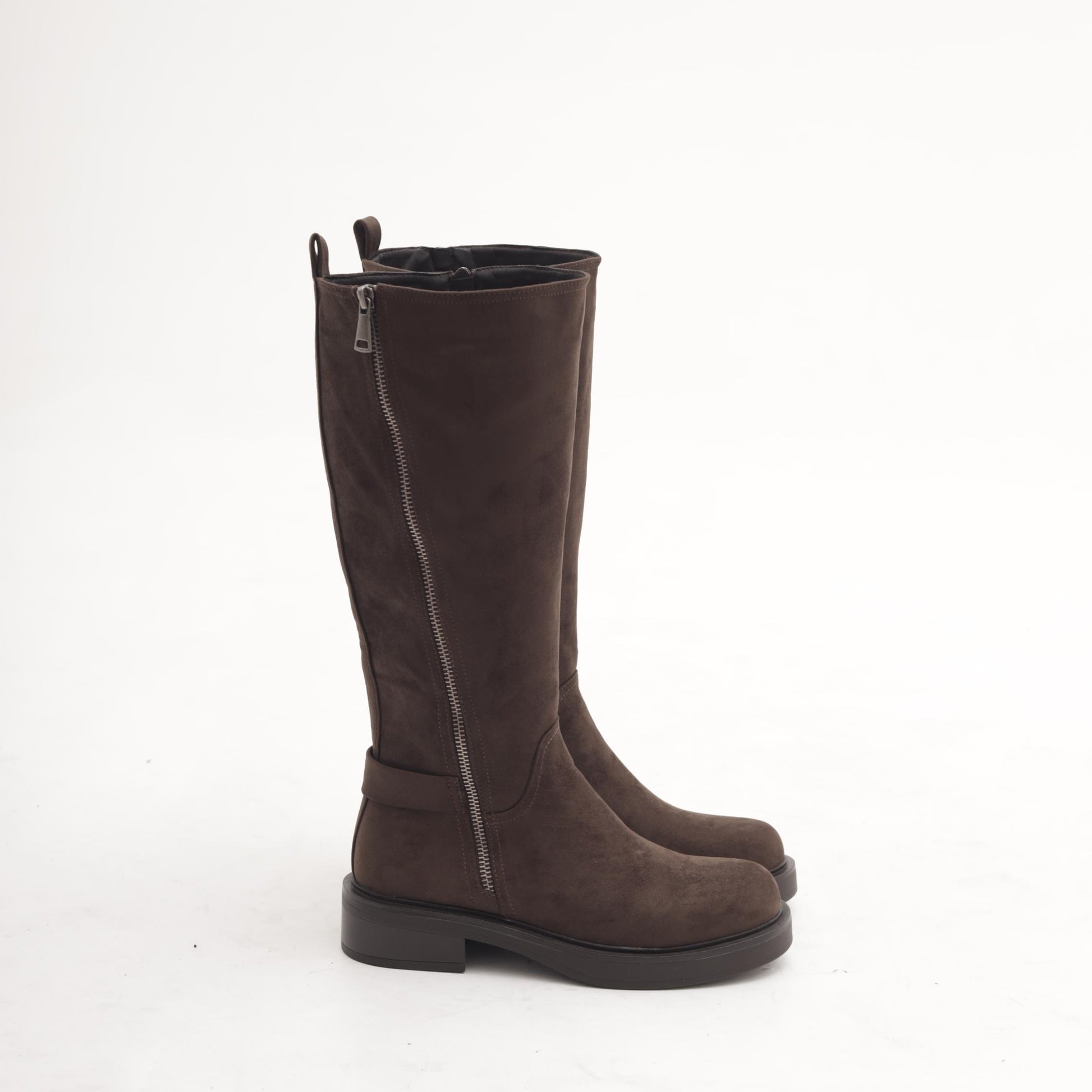 STIVALE ZIP ESTERNA TESTA DI MORO MP2744-3PUTM CHOCOLA