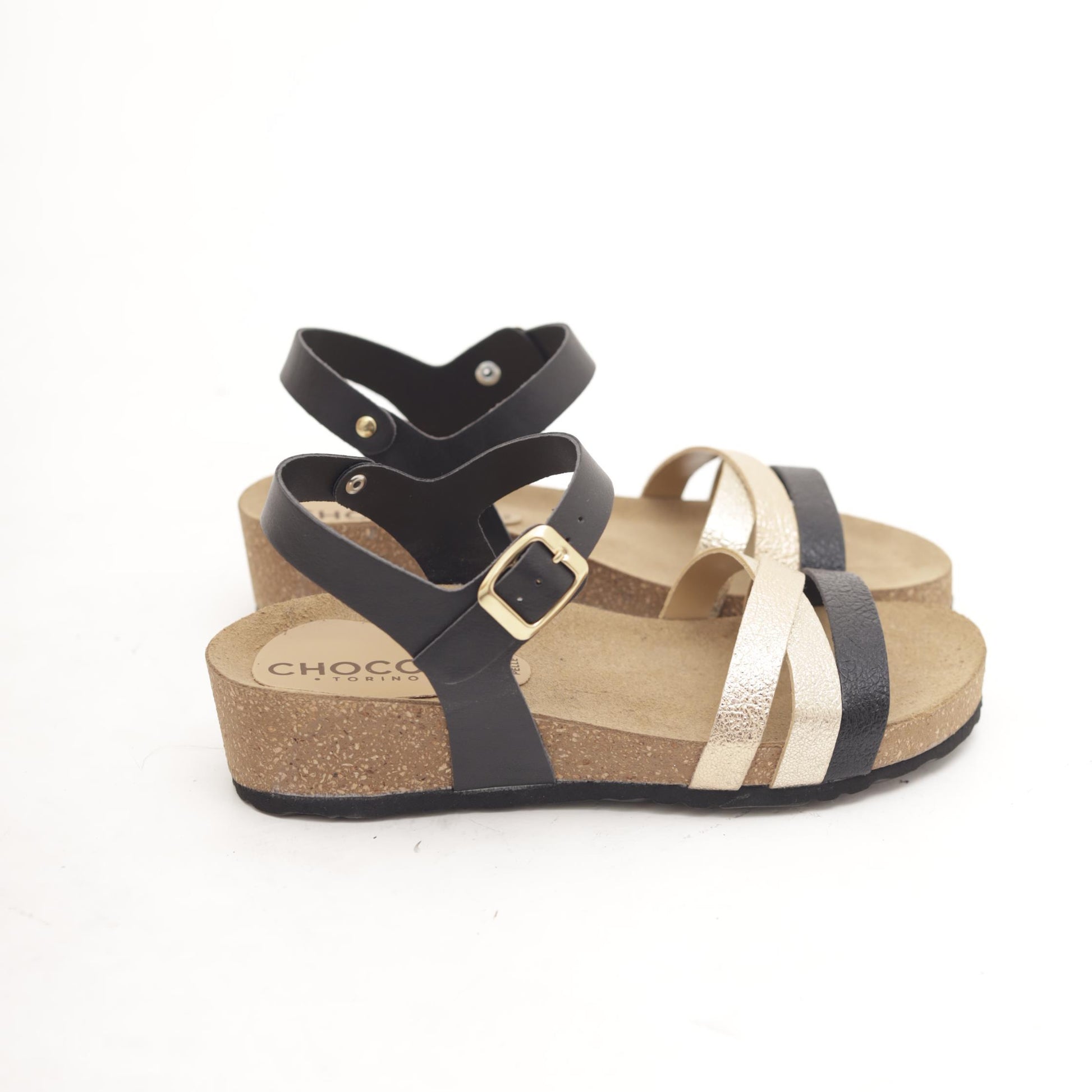 SANDALO BIO ZEPPA INCROCIO NERO 