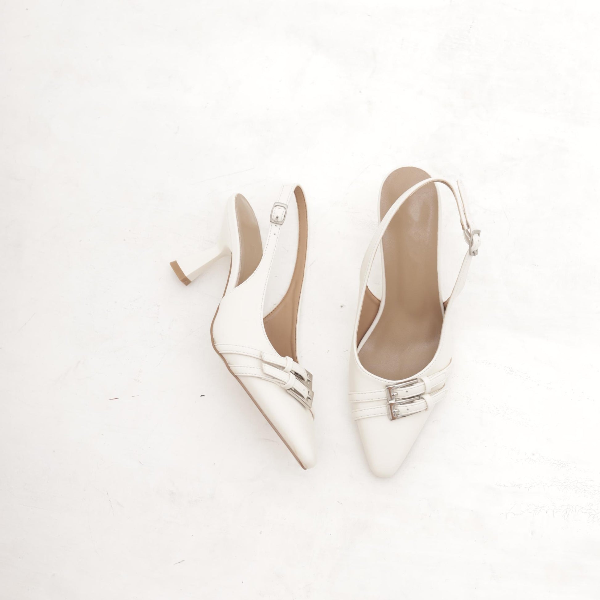 SLINGBACK DOPPIA FIBBIA PANNA 