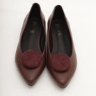 DECOLLETE' FLAT CIRCLE BORDEAUX 