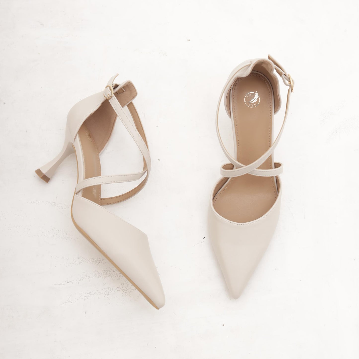 DECOLLETE' D'ORSAY INCROCIO BEIGE 