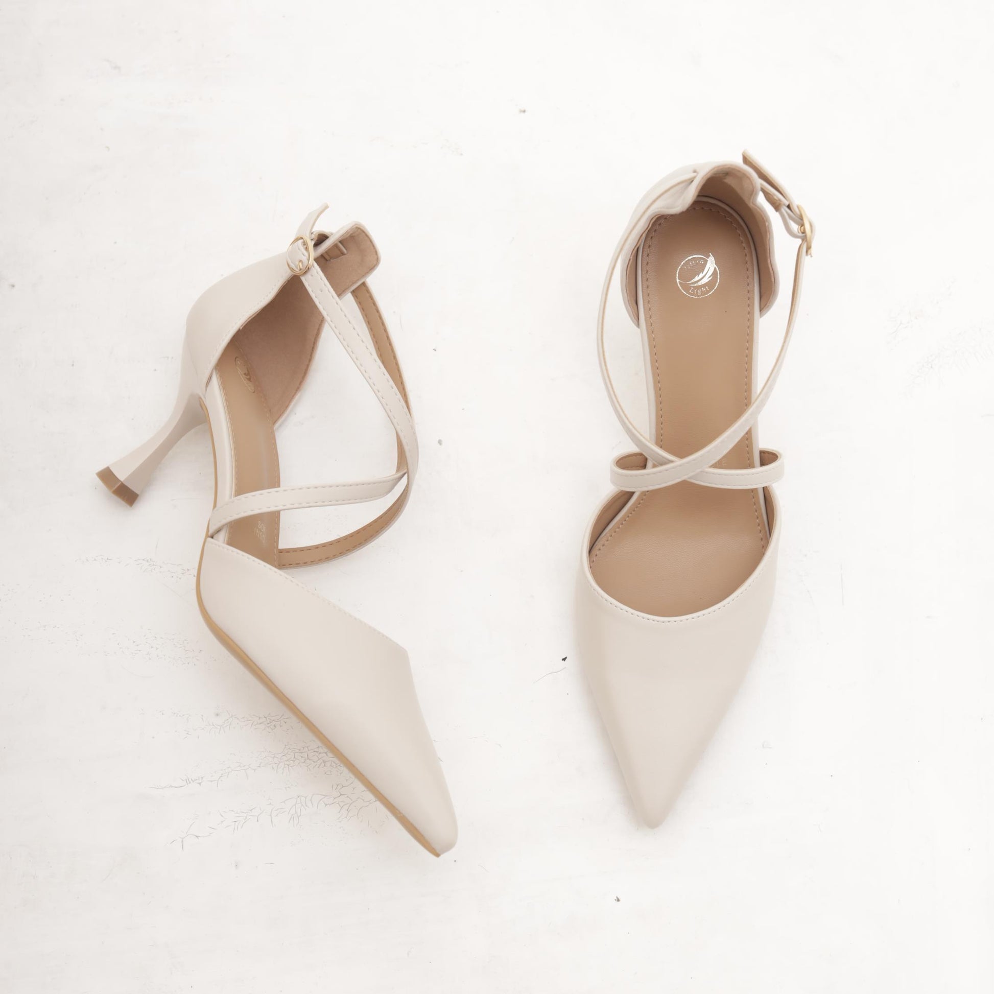 DECOLLETE' D'ORSAY INCROCIO BEIGE 