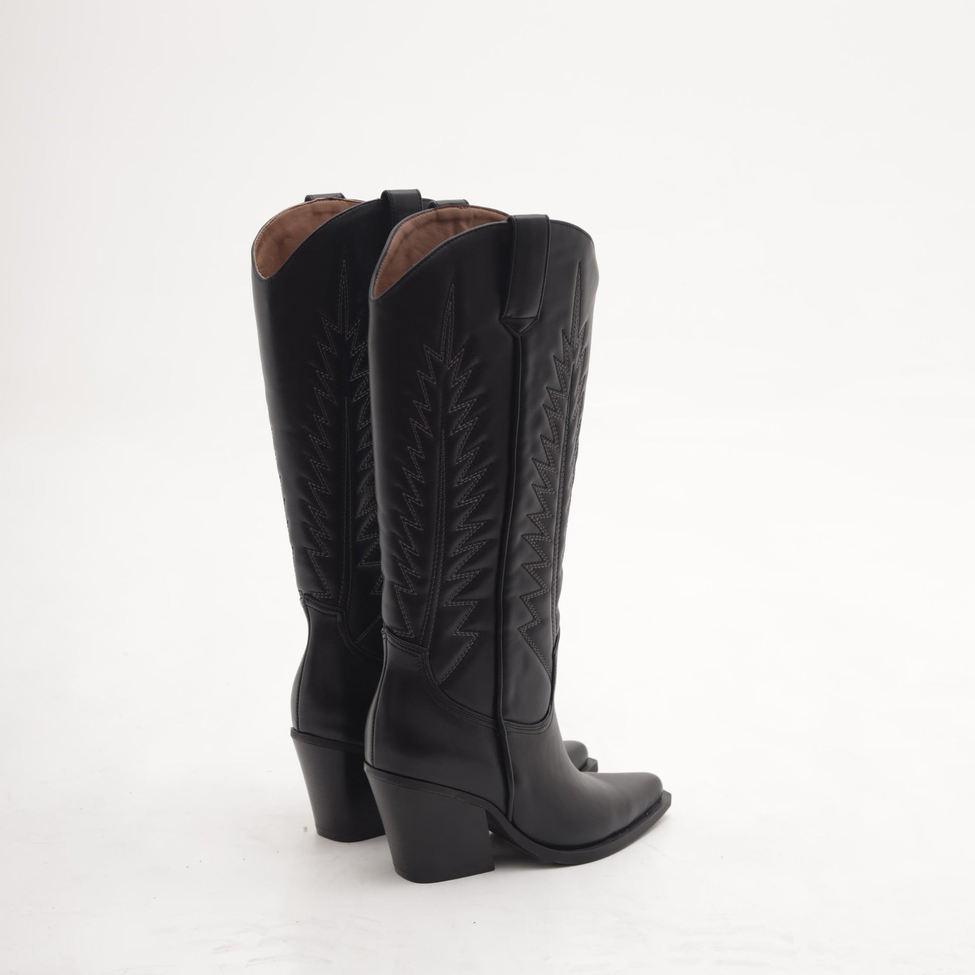 STIVALE TEXANO TACCO MP2701-6PUNE CHOCOLA