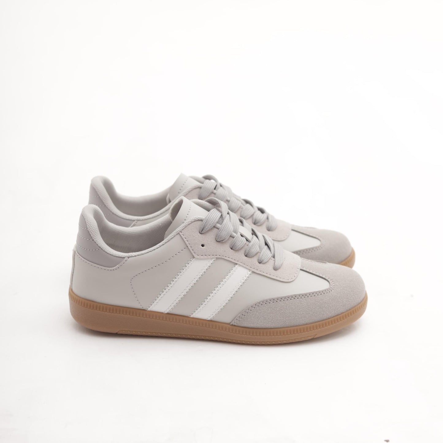 SNEAKERS FLAT GRIGIO 