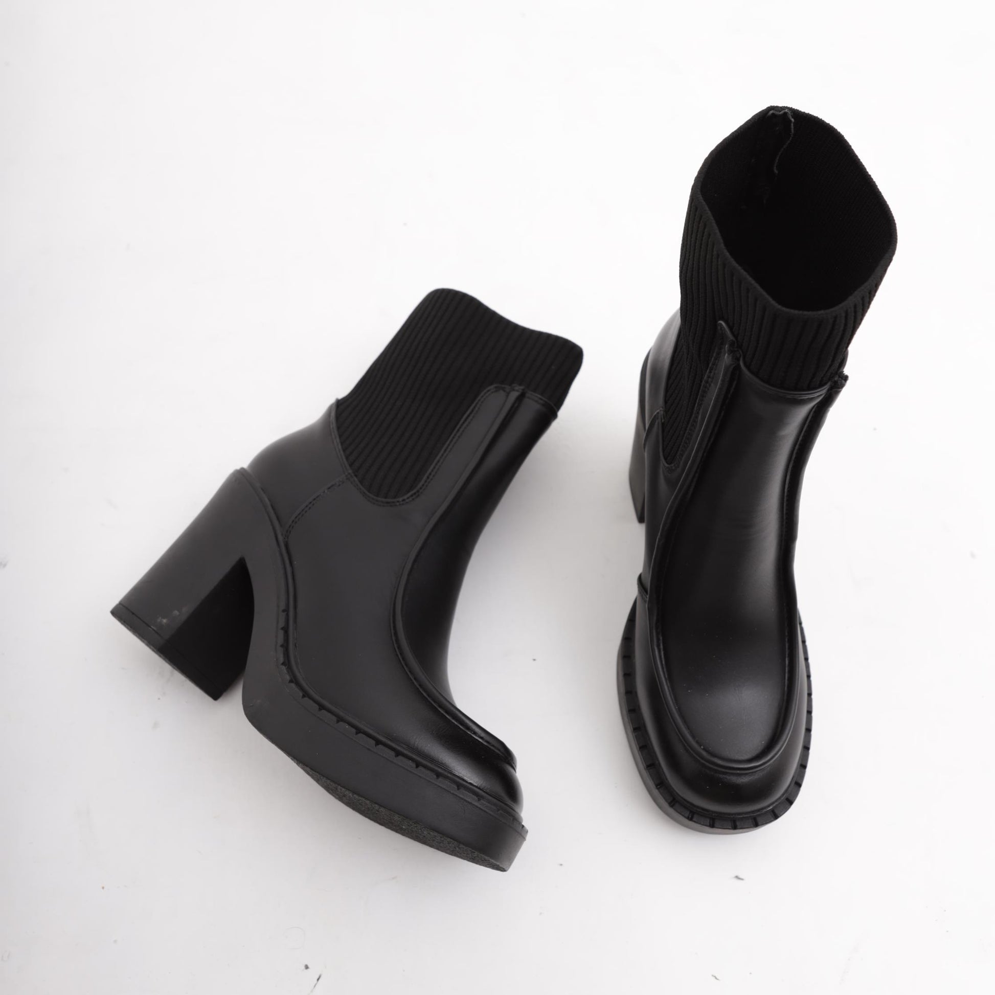 STIVALETTO INGEGNERE TACCO NERO 