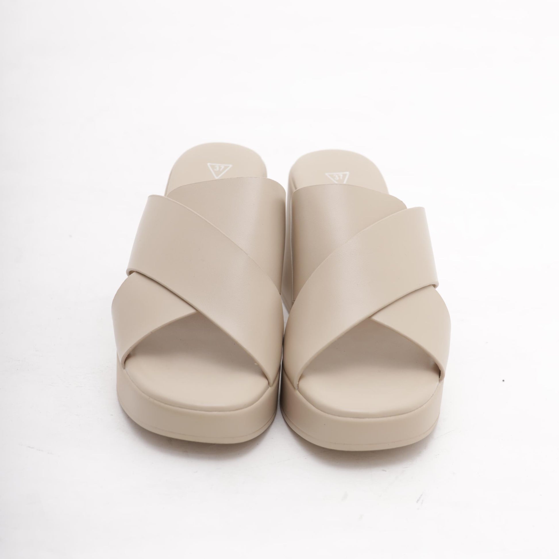 SANDALI INCROCIO BEIGE 