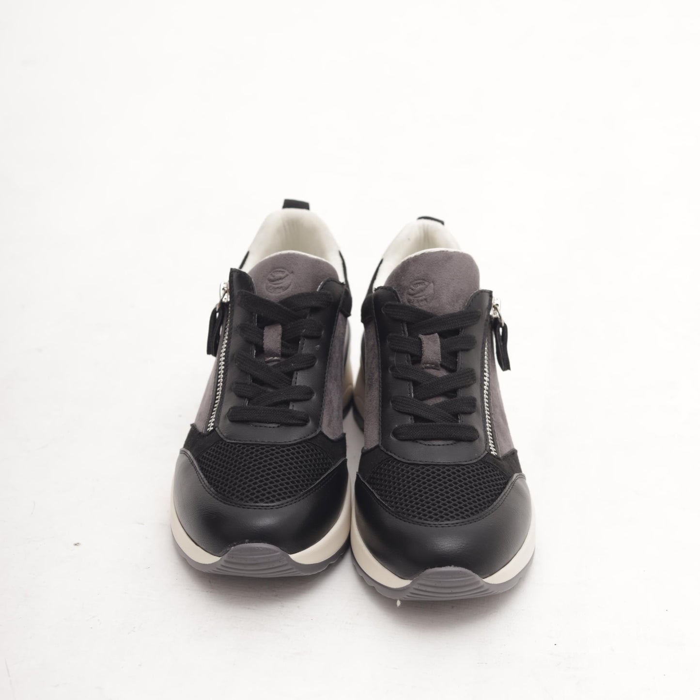 SNEAKERS ZIP NERO 