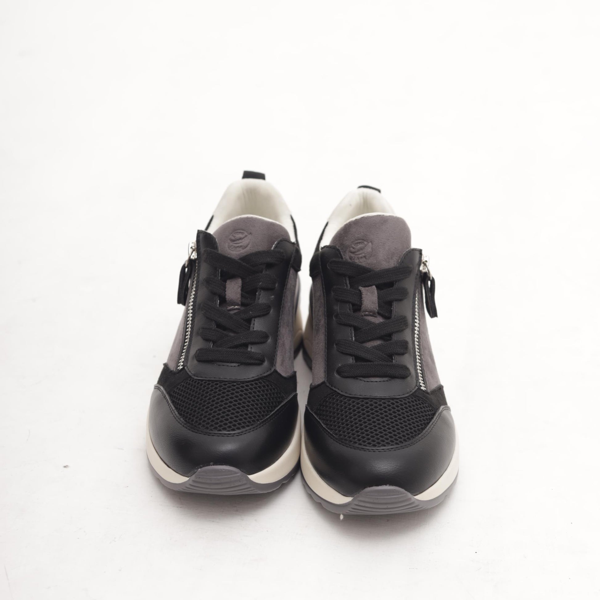 SNEAKERS ZIP NERO 