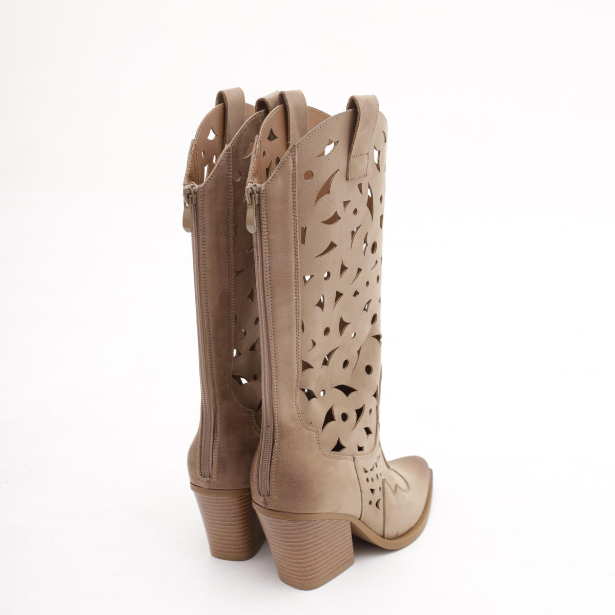 TEXANO ALTO TRAFORATO CHOCOLA' TORTORA<BR/> 