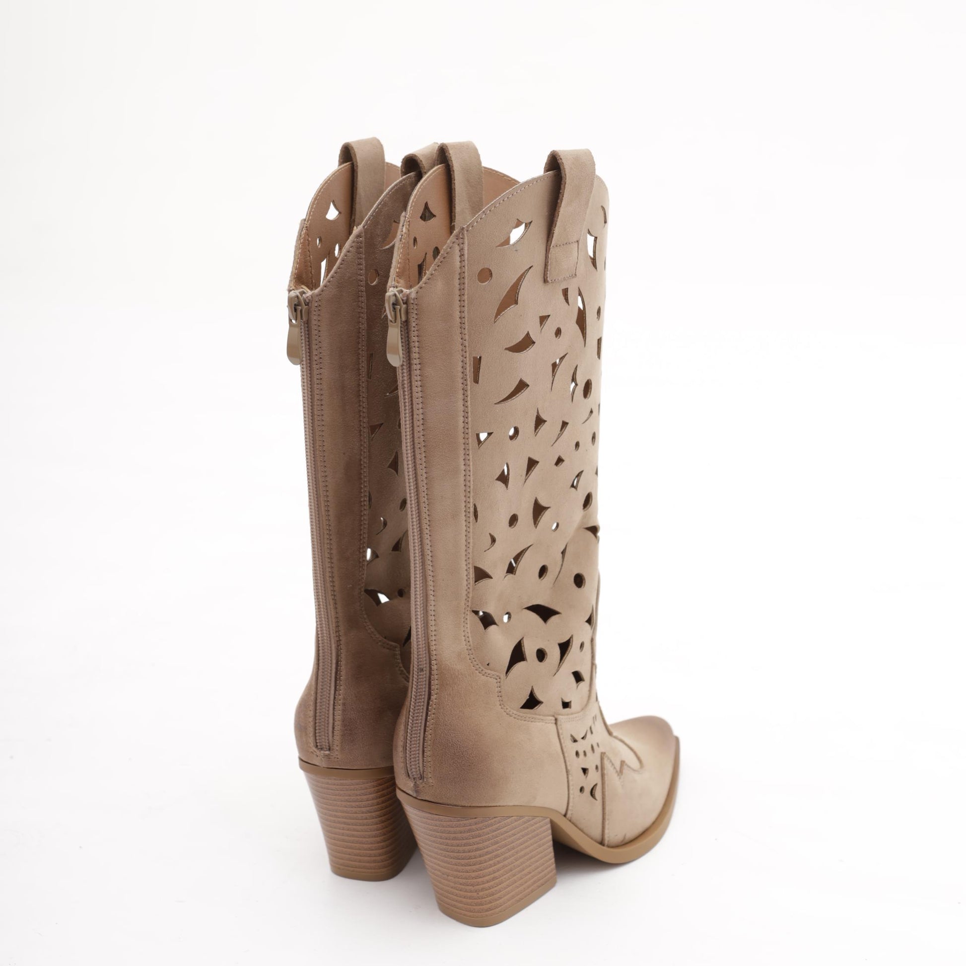 TEXANO ALTO TRAFORATO CHOCOLA' TORTORA<BR/> 