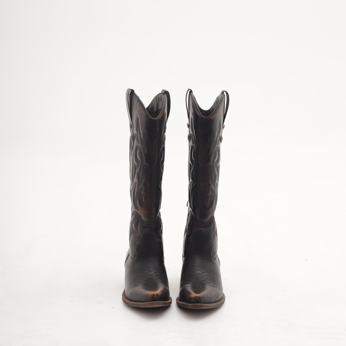 STIVALE CAMPEROS RICAMO STARS TESTA DI MORO MP2705-1PUTM CHOCOLA