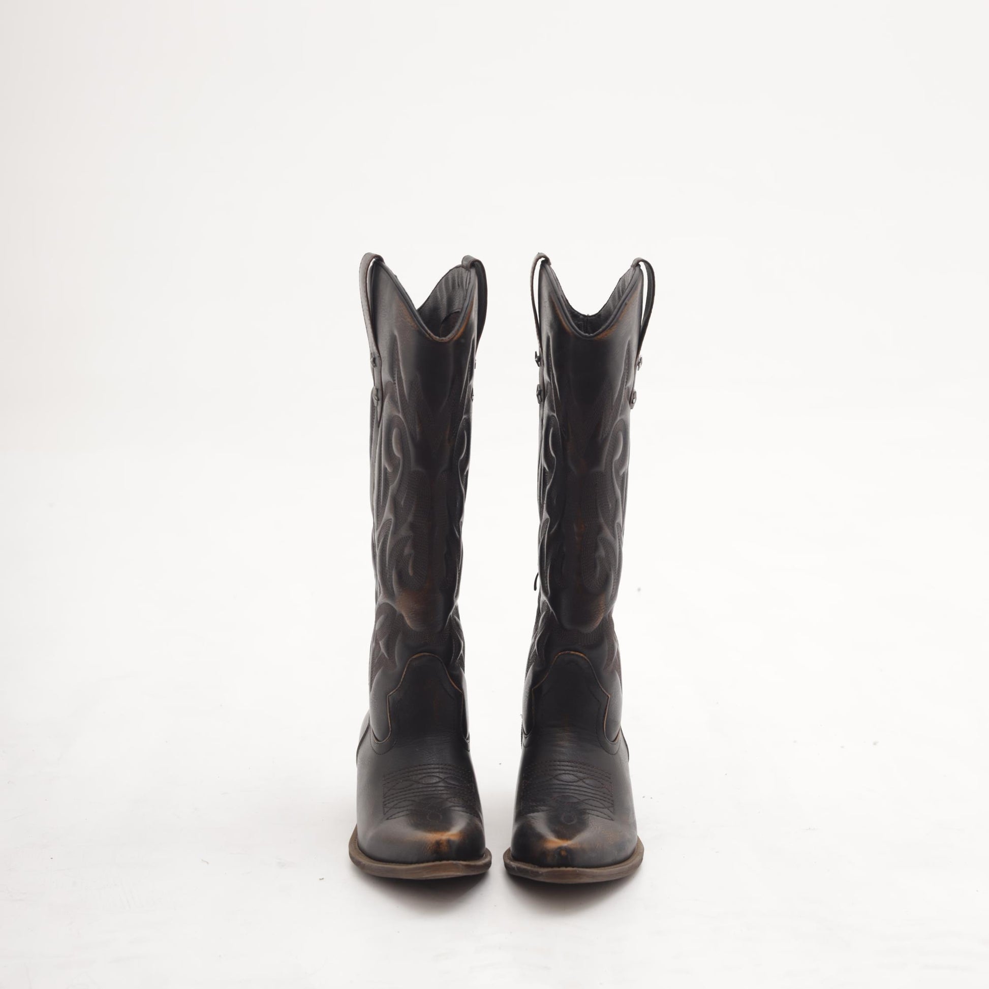 STIVALE CAMPEROS RICAMO STARS TESTA DI MORO MP2705-1PUTM CHOCOLA