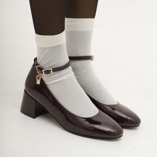 DECOLLETE' CINTURINO VINO 