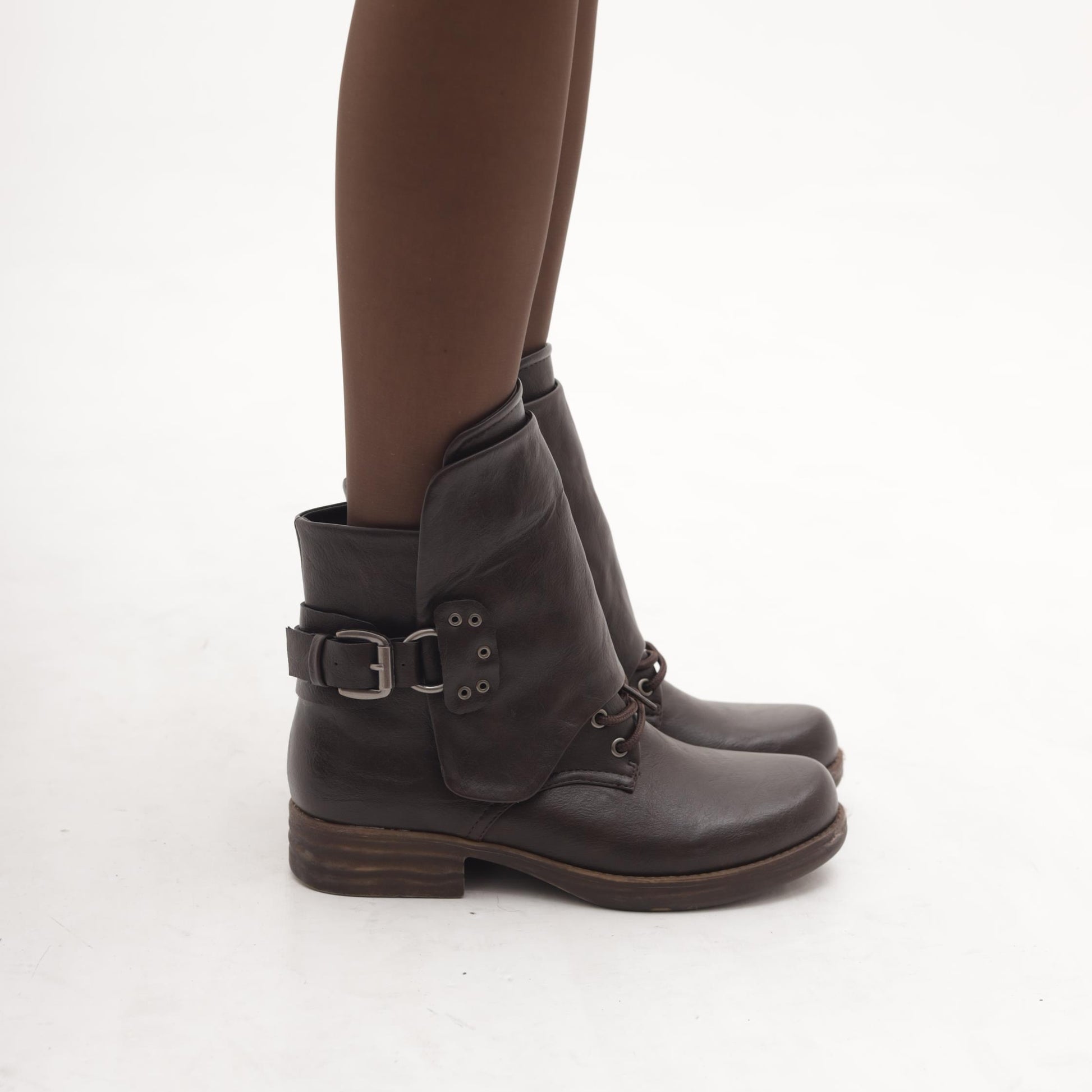 ANFIBIO CON GHETTA TESTA DI MORO MP2708-2PUTM CHOCOLA