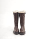 STIVALE LISCIO FUR MARRONE 
