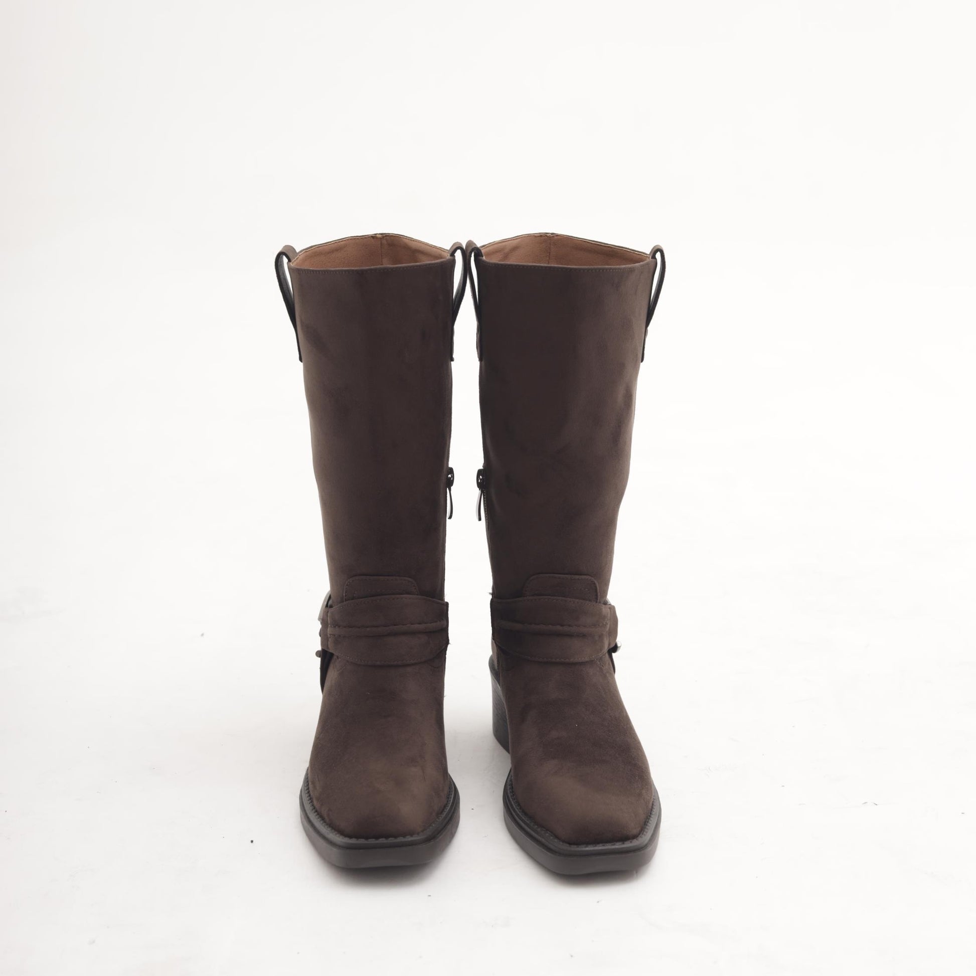 STIVALE TEXANO CINTURINO CAVIGLIA TESTA DI MORO MP2741-2MFTM CHOCOLA