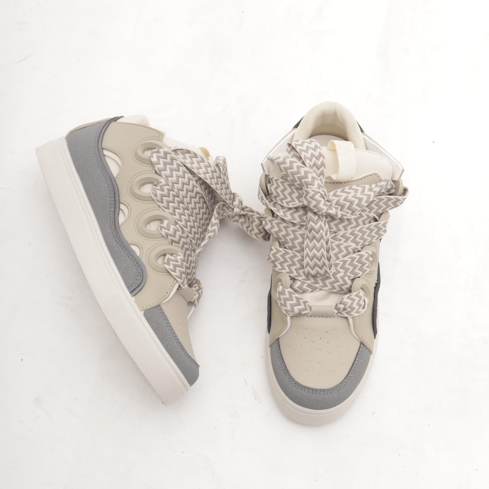 SNEAKERS SKATE MULTISTRATO BEIGE MP905APUBE CHOCOLA