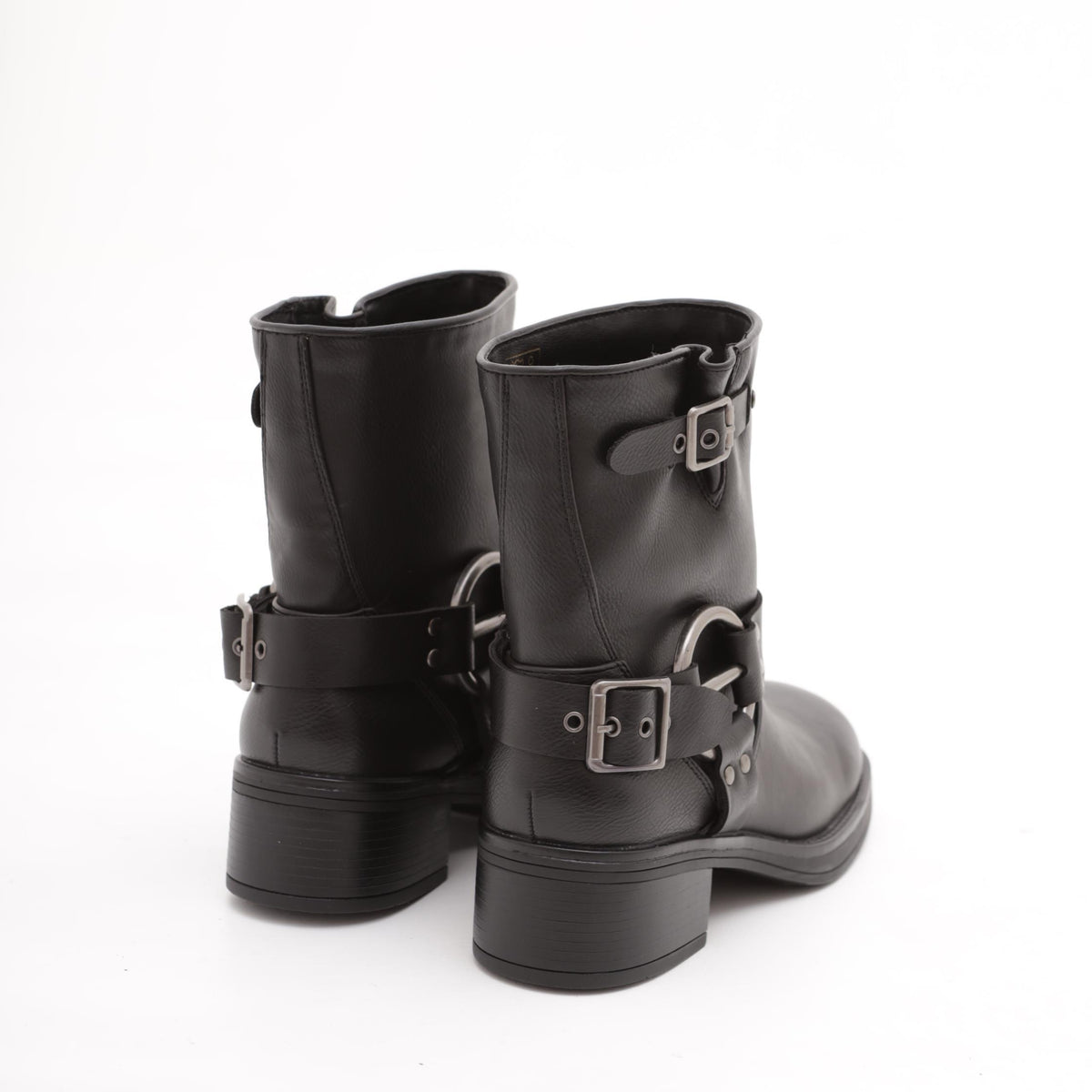 BIKER BASSO QUADRATO NERO 