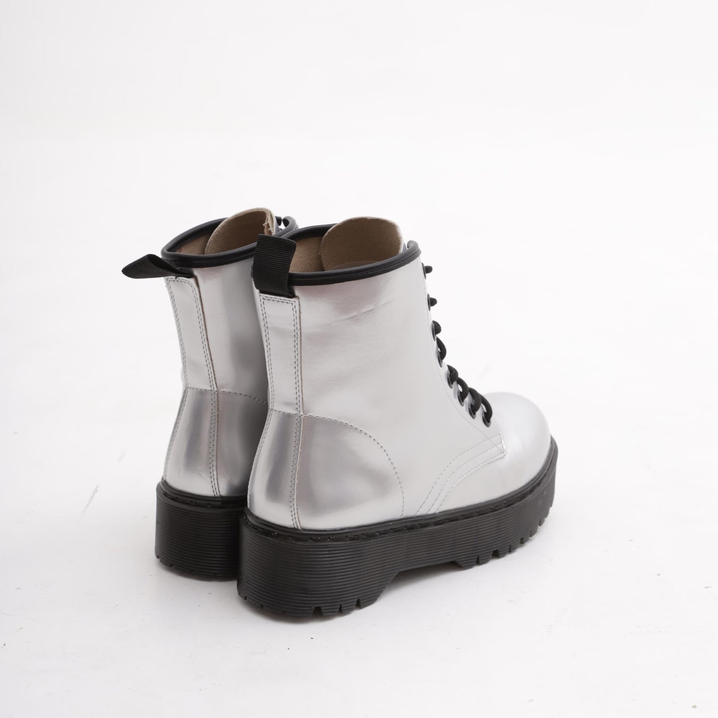 ANFIBIO 8 BUCHI PLATFORM ARGENTO MT89PUAG CHOCOLA