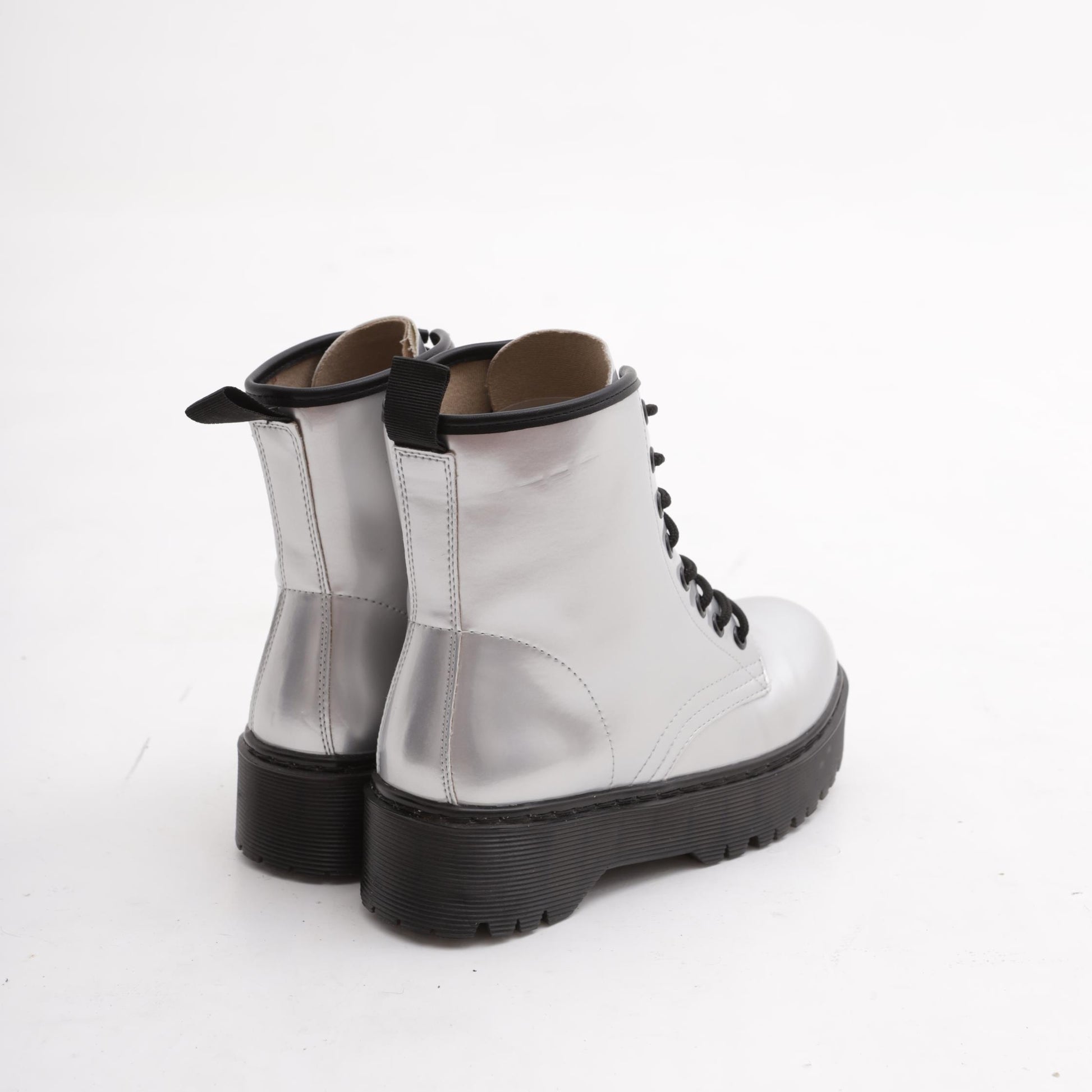 ANFIBIO 8 BUCHI PLATFORM ARGENTO MT89PUAG CHOCOLA