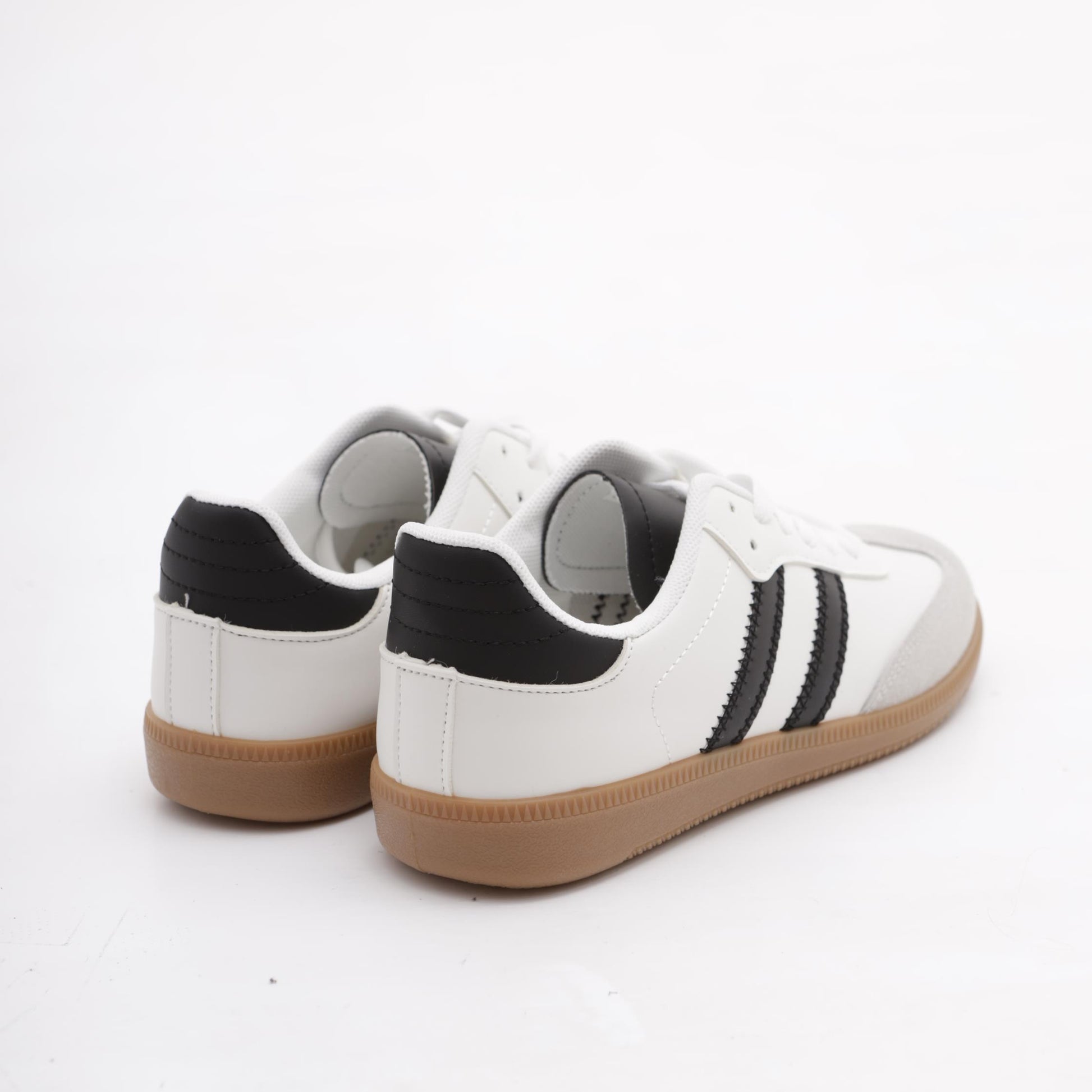 SNEAKERS FLAT BIANCO MP902-1PUBI CHOCOLA