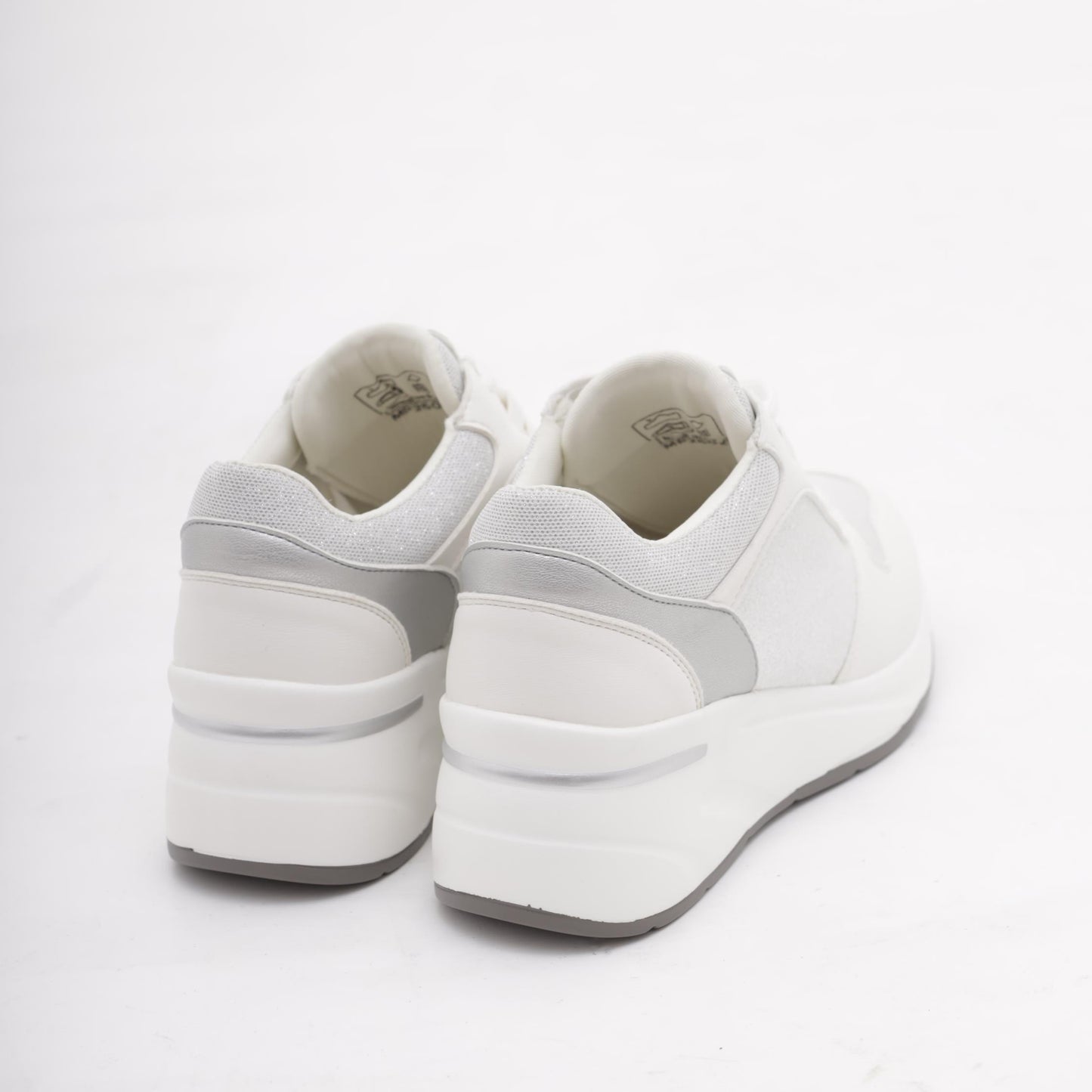 SNEAKERS ALTA SHINY BIANCO<BR/> 
