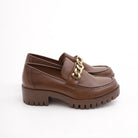 MOCASSINO CATENA MARRONE 