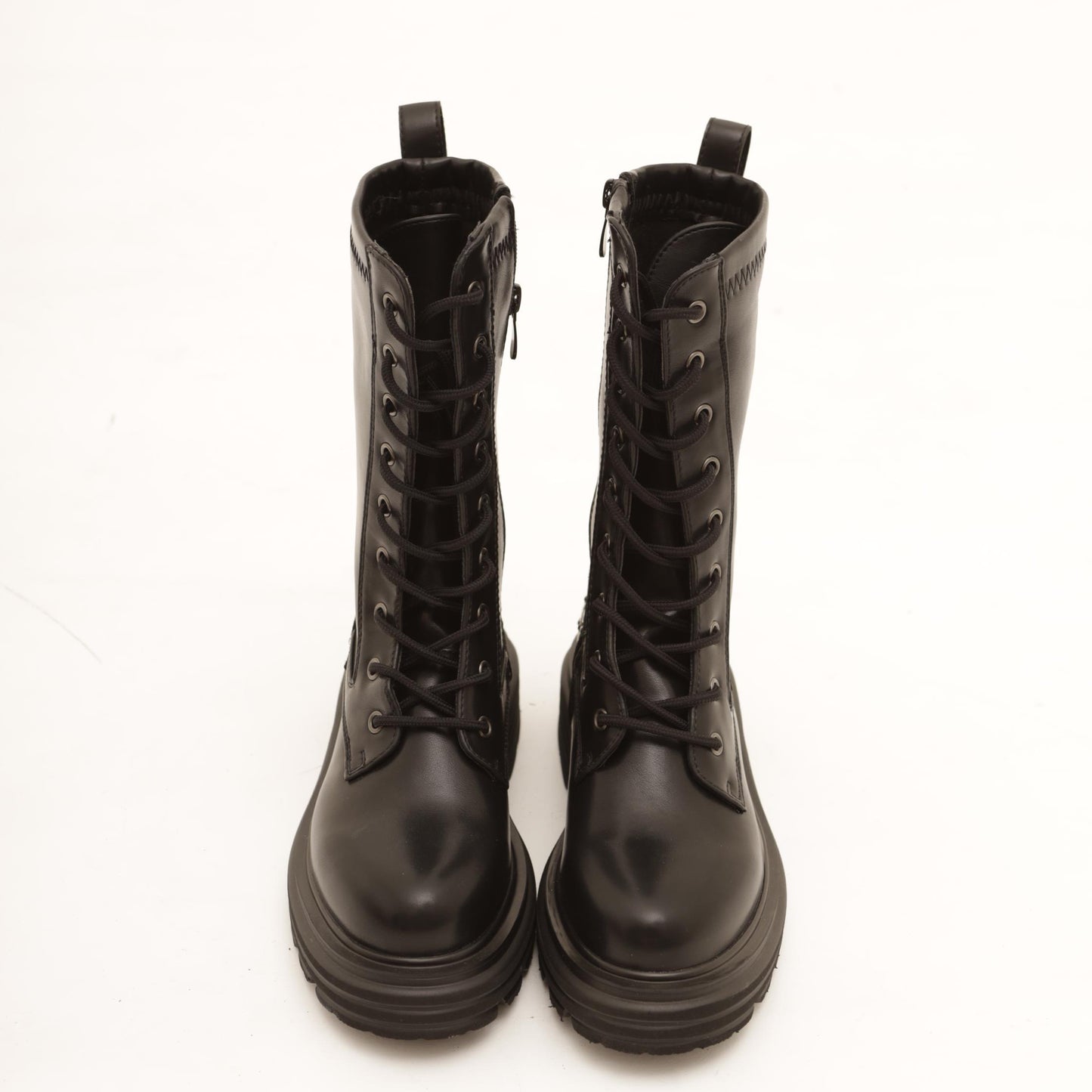 ANFIBIO ALTO BORCHIE NERO 