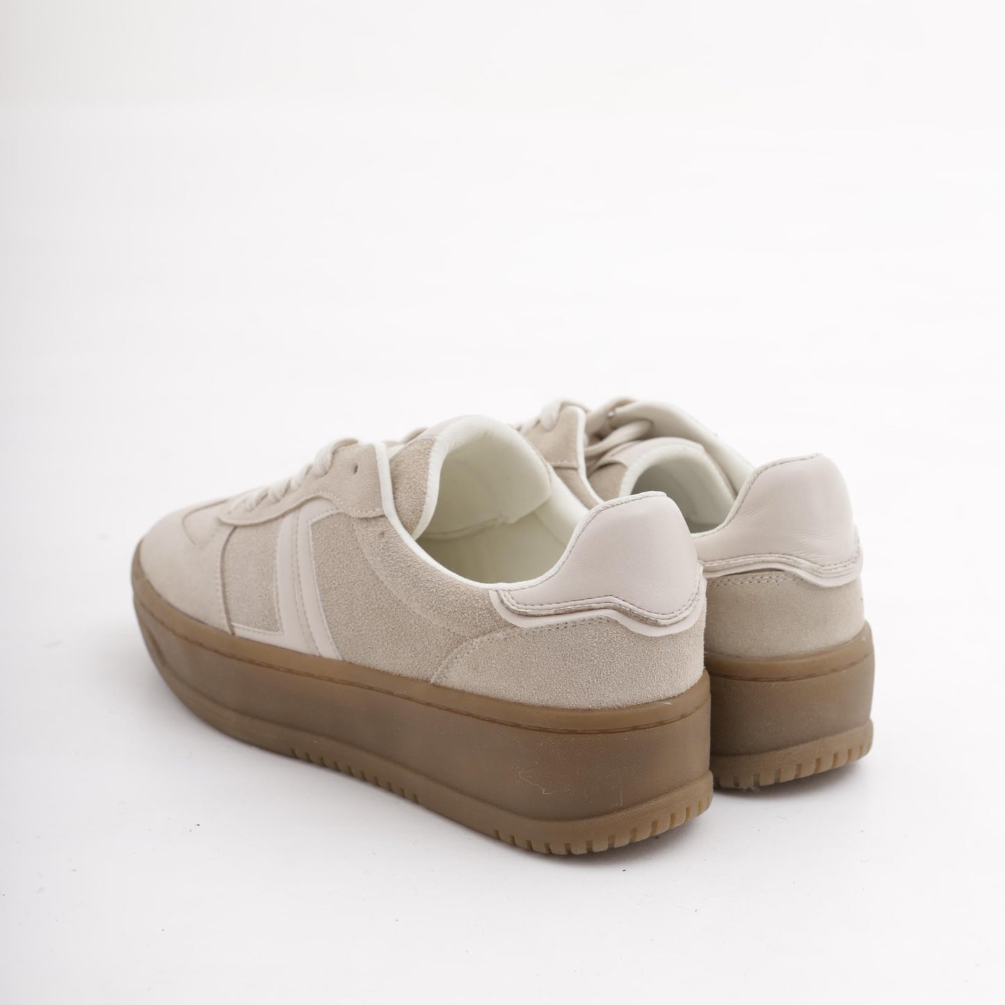 SNEAKERS PLATFORM BEIGE<BR/> 