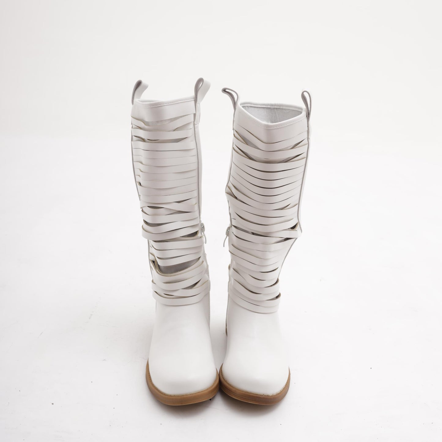 STIVALI STRIPES BIANCO<BR/> 