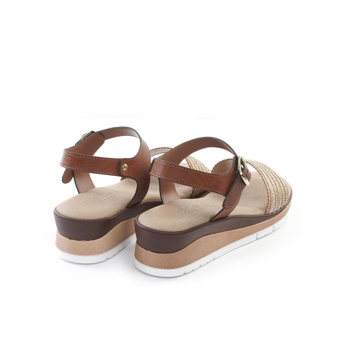 SANDALO ZEPPA FASCIA CORTECCIA PLATINO<BR/> 