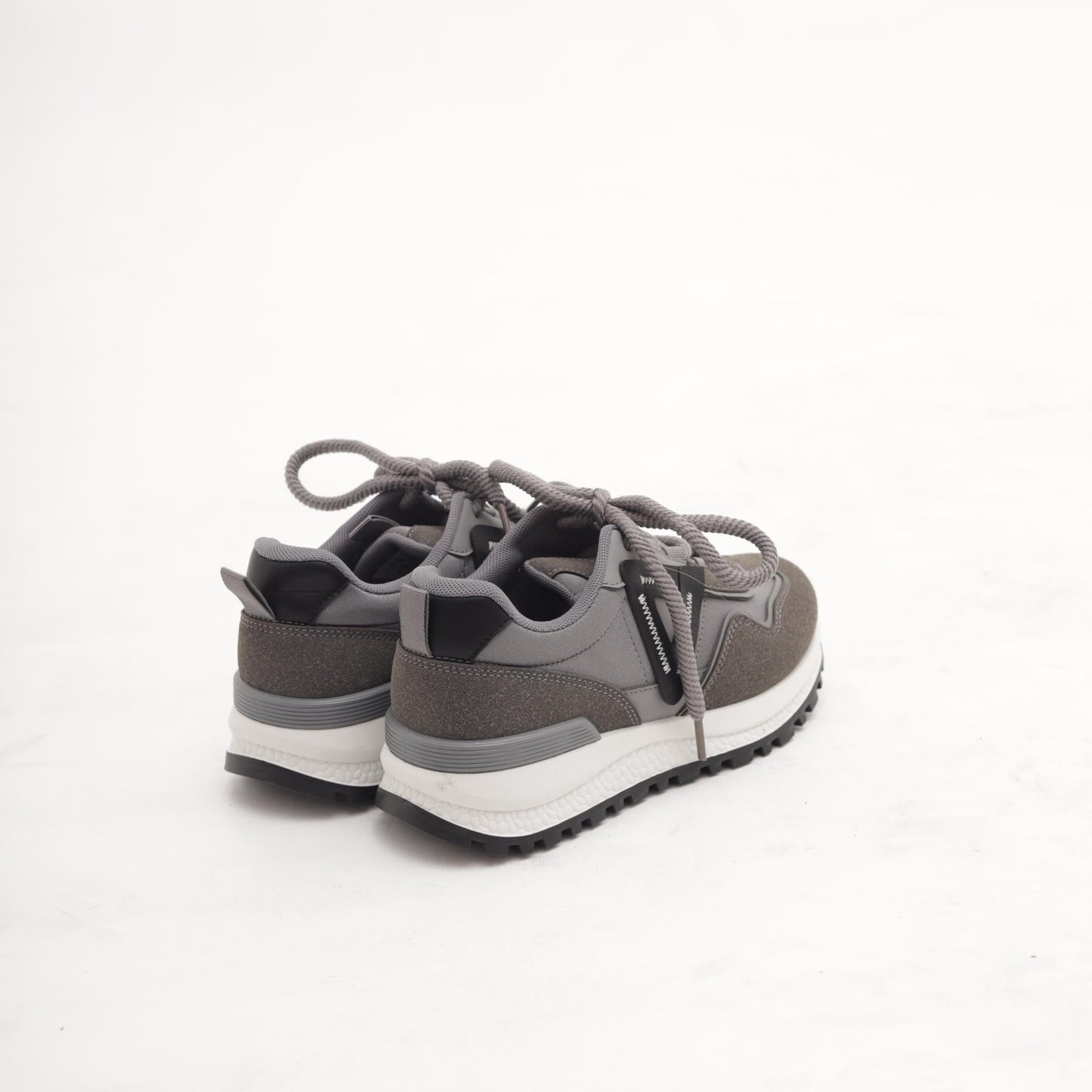 SNEAKERS RUNNING TRIANGLE GRIGIO 