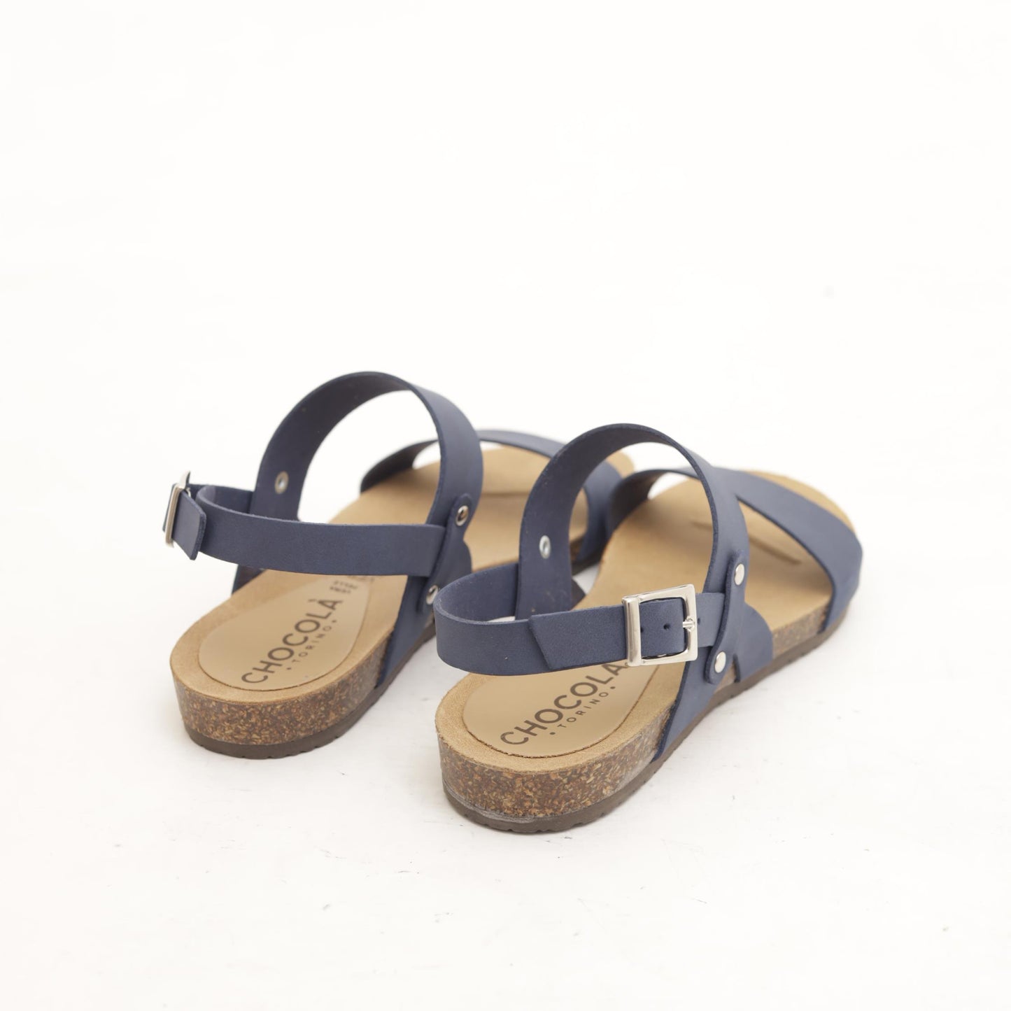 SANDALO BIO DOPPIA FASCIA BLU 