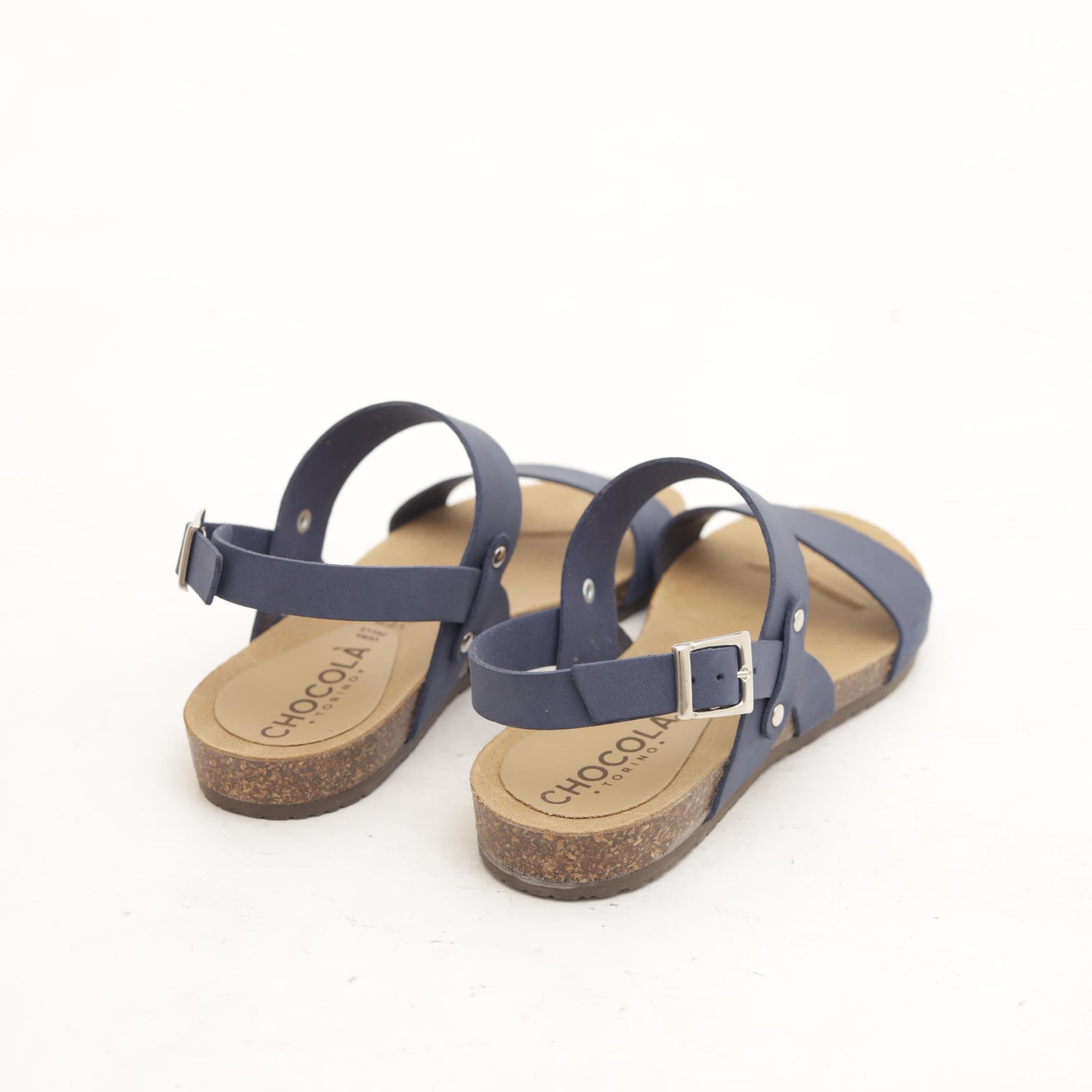 SANDALO BIO DOPPIA FASCIA BLU 