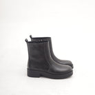 STIVALETTO BIKER BASSO LISCIO GESSO 