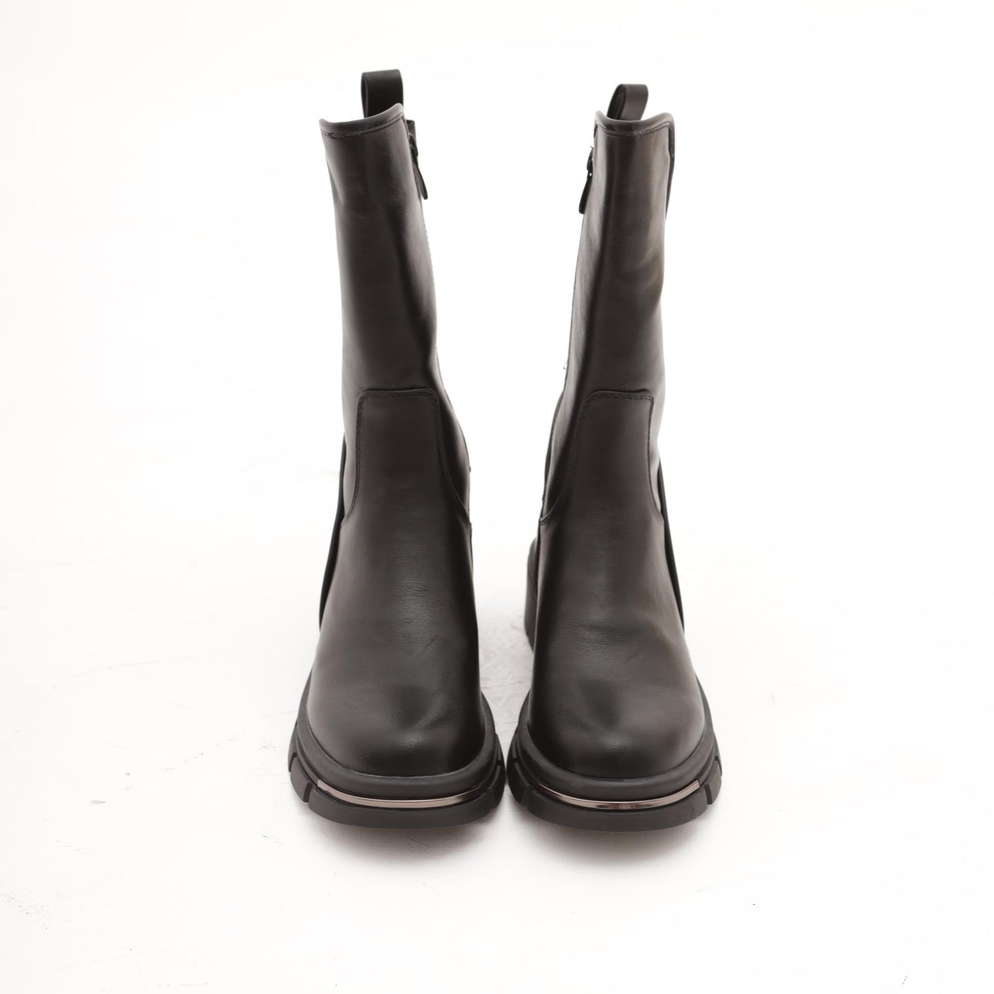STIVALETTO GAMBALE ELASTICO NERO 