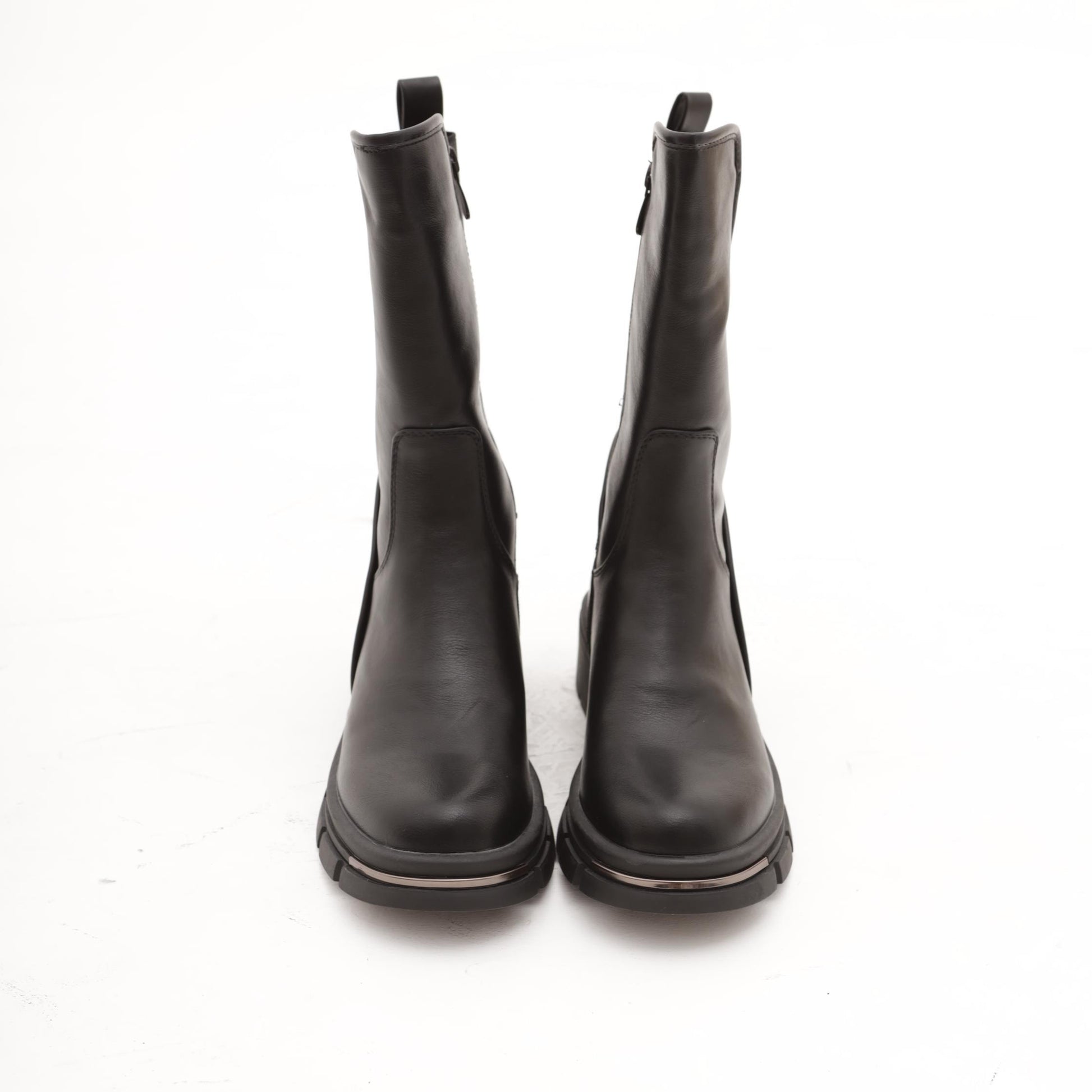 STIVALETTO GAMBALE ELASTICO NERO 