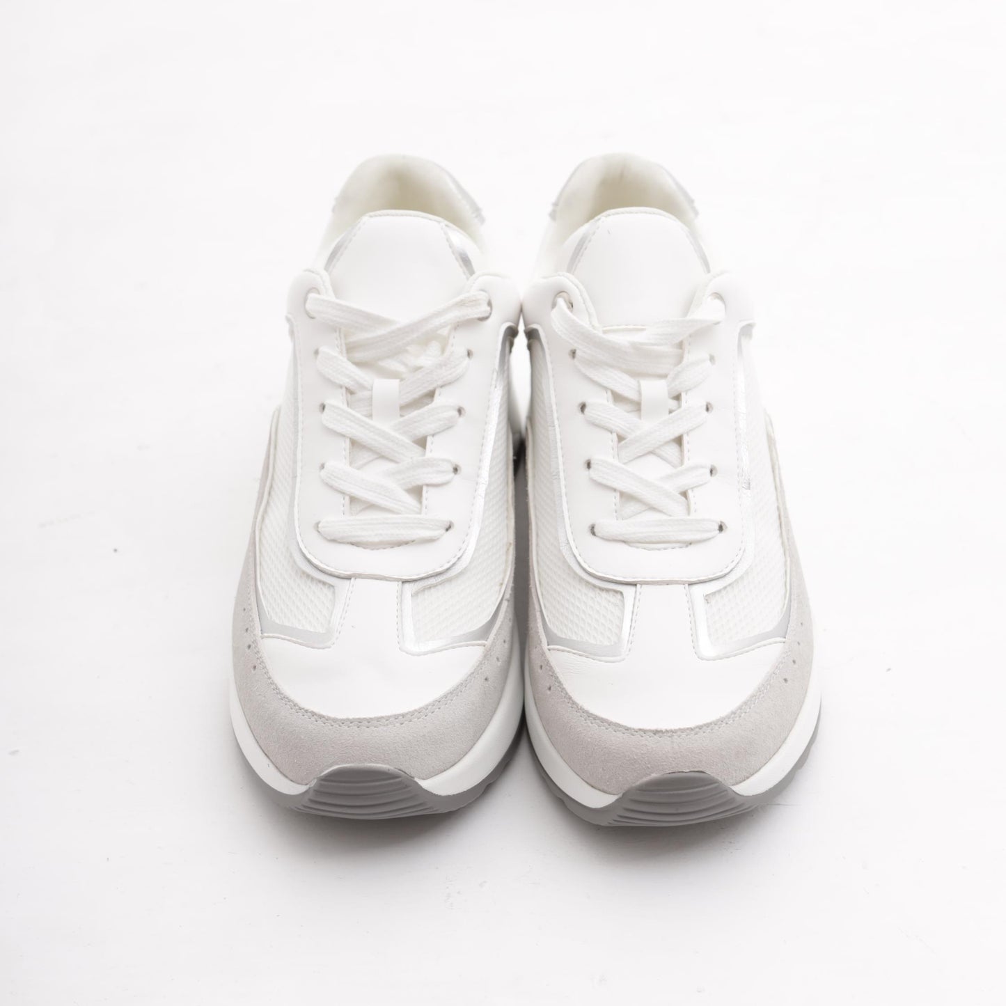 SNEAKERS RETE ALTA BIANCO<BR/> 