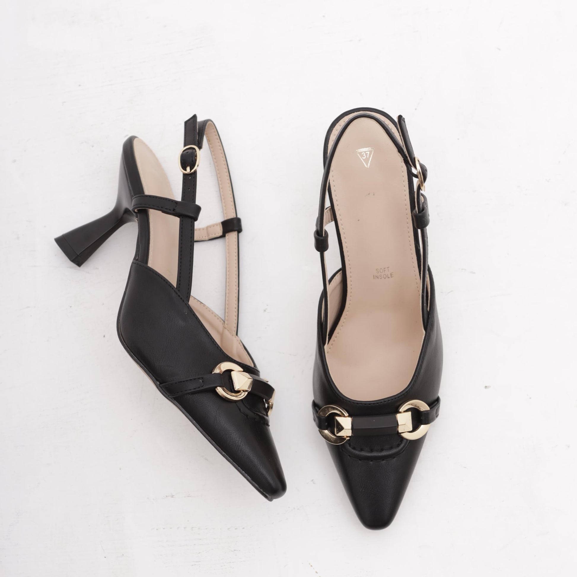 SLINGBACK MORSETTO NERO 
