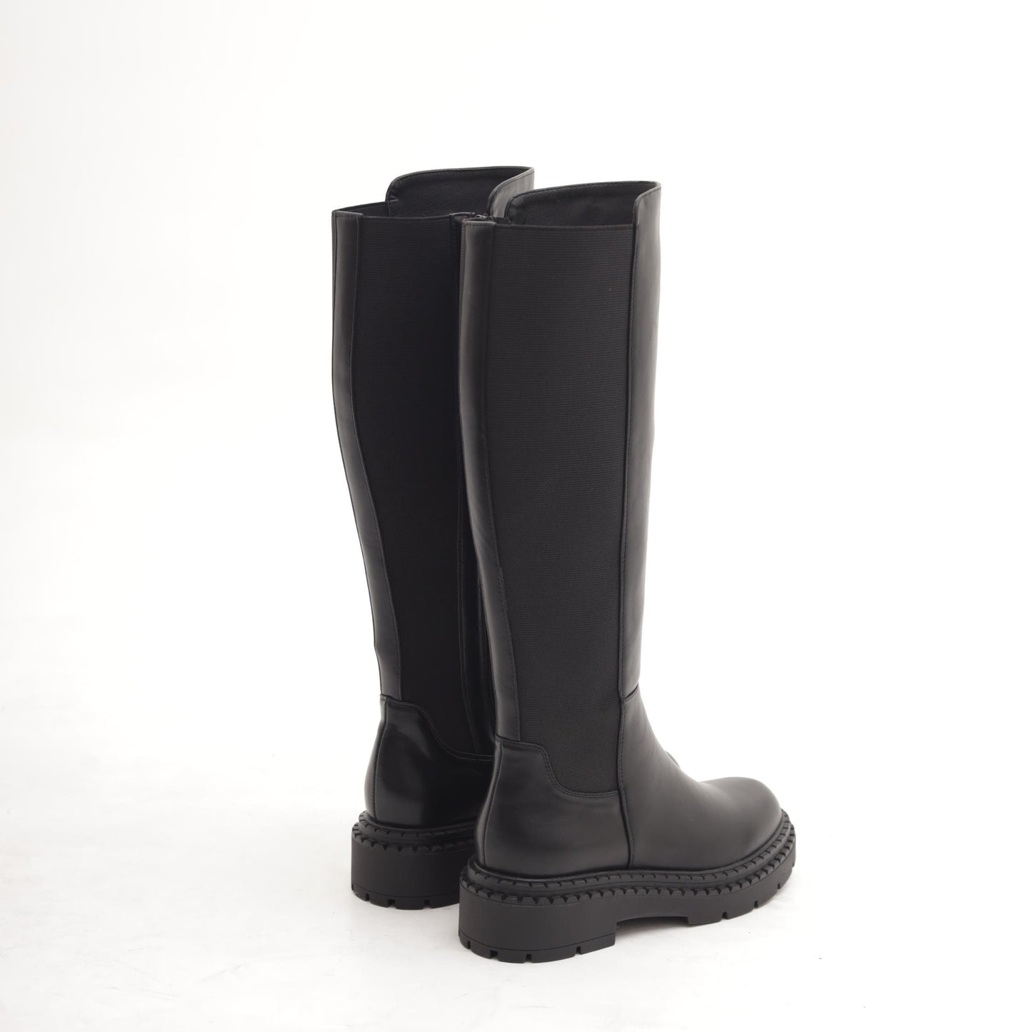 STIVALE ALTO ELASTICO NERO 